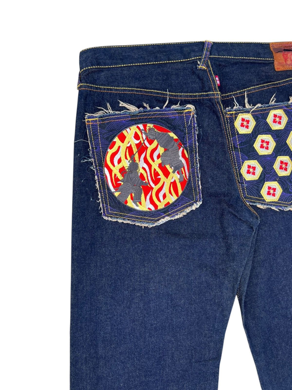 RMC Jeans RMC Martin Ksohoh Blue Denim Selvedge Jeans Loose Size US 36 / EU 52 - 15 Thumbnail