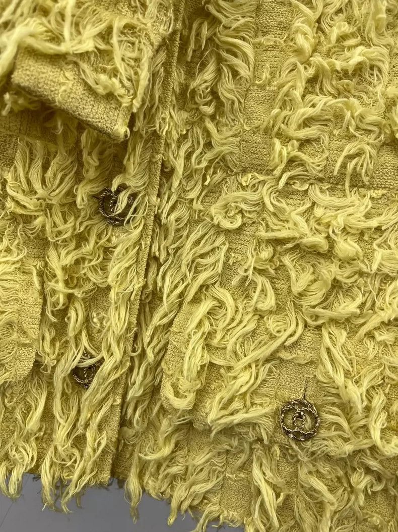Chanel Chanel Chick yellow tassel lace-us coat Size XS / US 0-2 / IT 36-38 - 2 Thumbnail