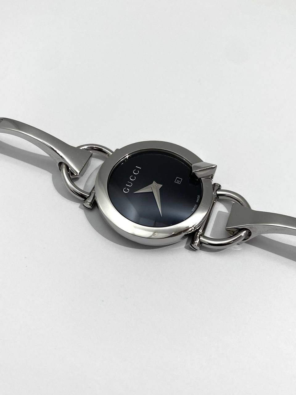 Gucci Gucci GG Logo Chiodo Horsebit Bracelet Steel Wrist Watch Size ONE SIZE - 5 Thumbnail
