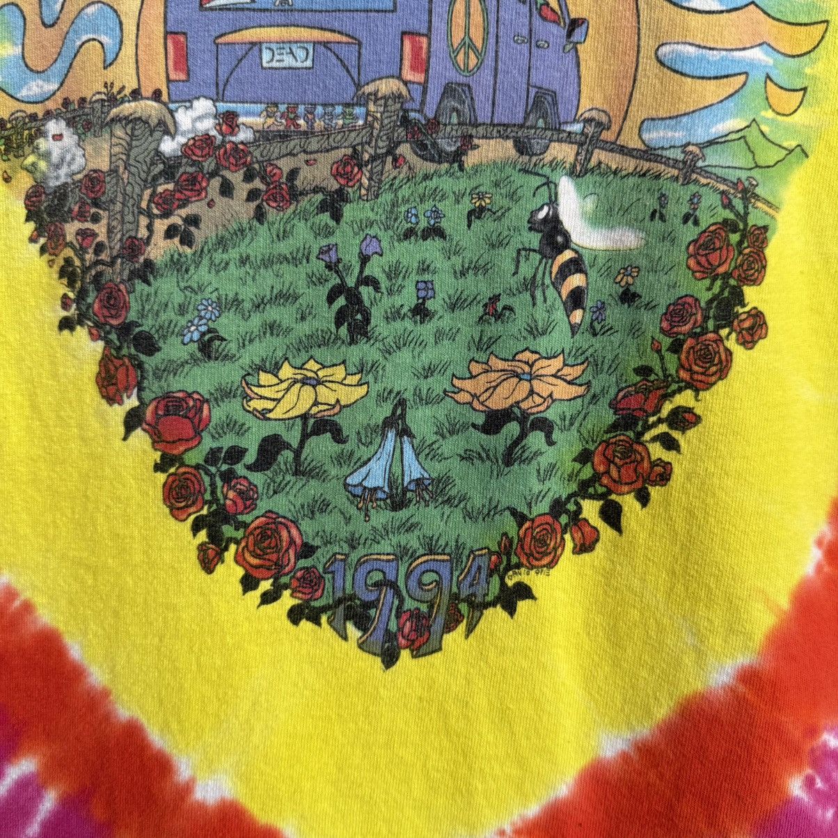 Liquid Blue Vintage 2000 Grateful Dead Tie Dye T-Shirt Summer Tour 1994 Size US S / EU 44-46 / 1 - 14 Thumbnail