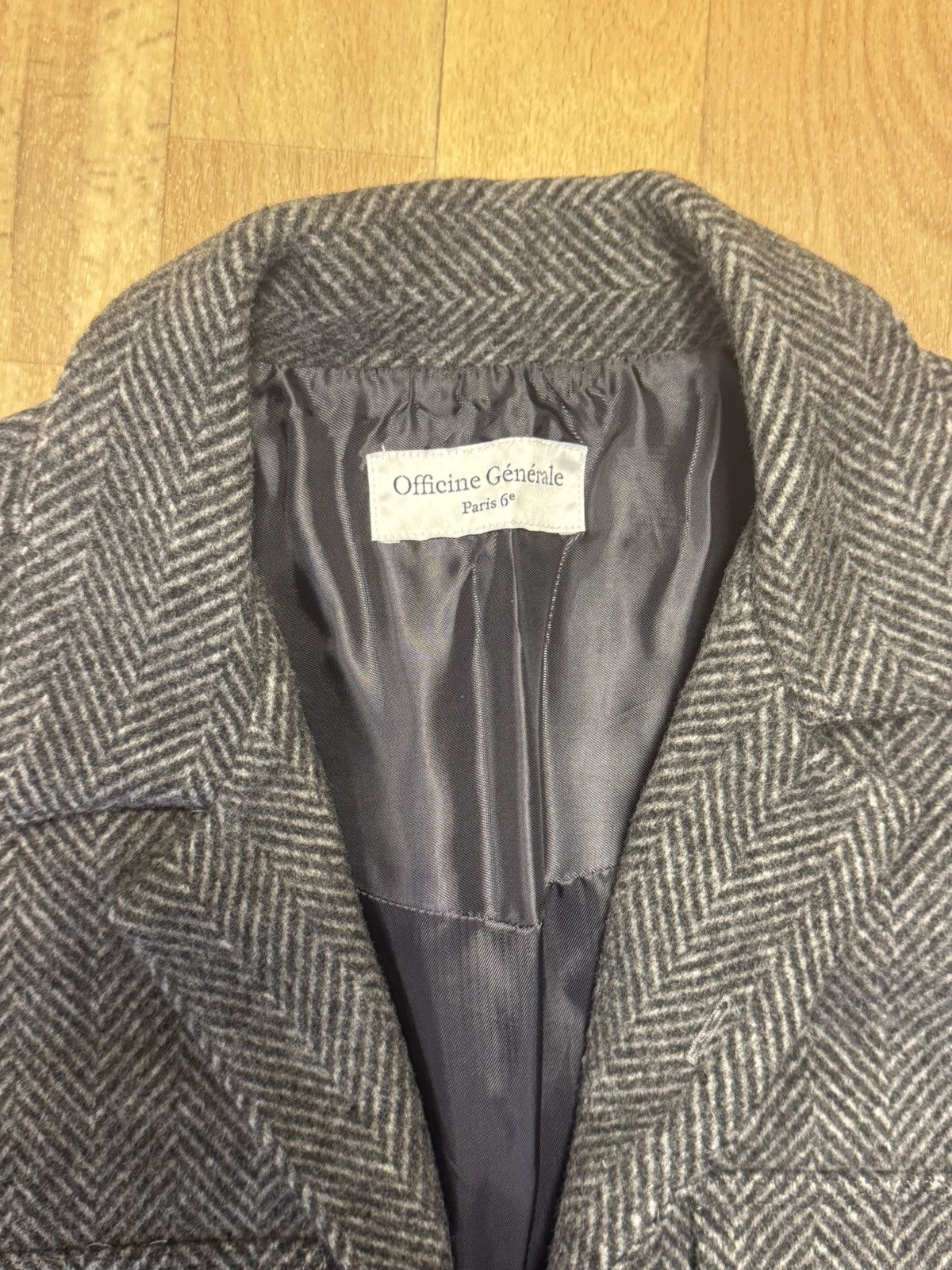 Officine Generale Officine Generale Wool Jacket Grey. Size US M / EU 48-50 / 2 - 4 Thumbnail