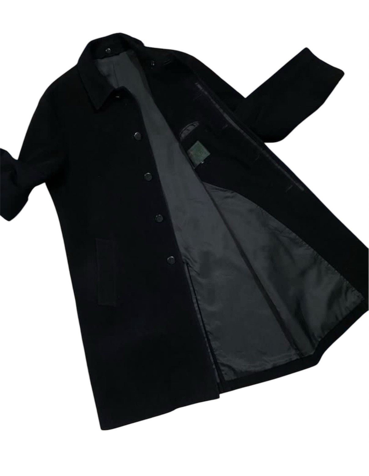 Y's for Men × Yohji Yamamoto BLACK SIGNATURE LONG JACKET YOHJI YAMAMOTO POUR HOMME WOOL Size US L / EU 52-54 / 3 - 2 Thumbnail