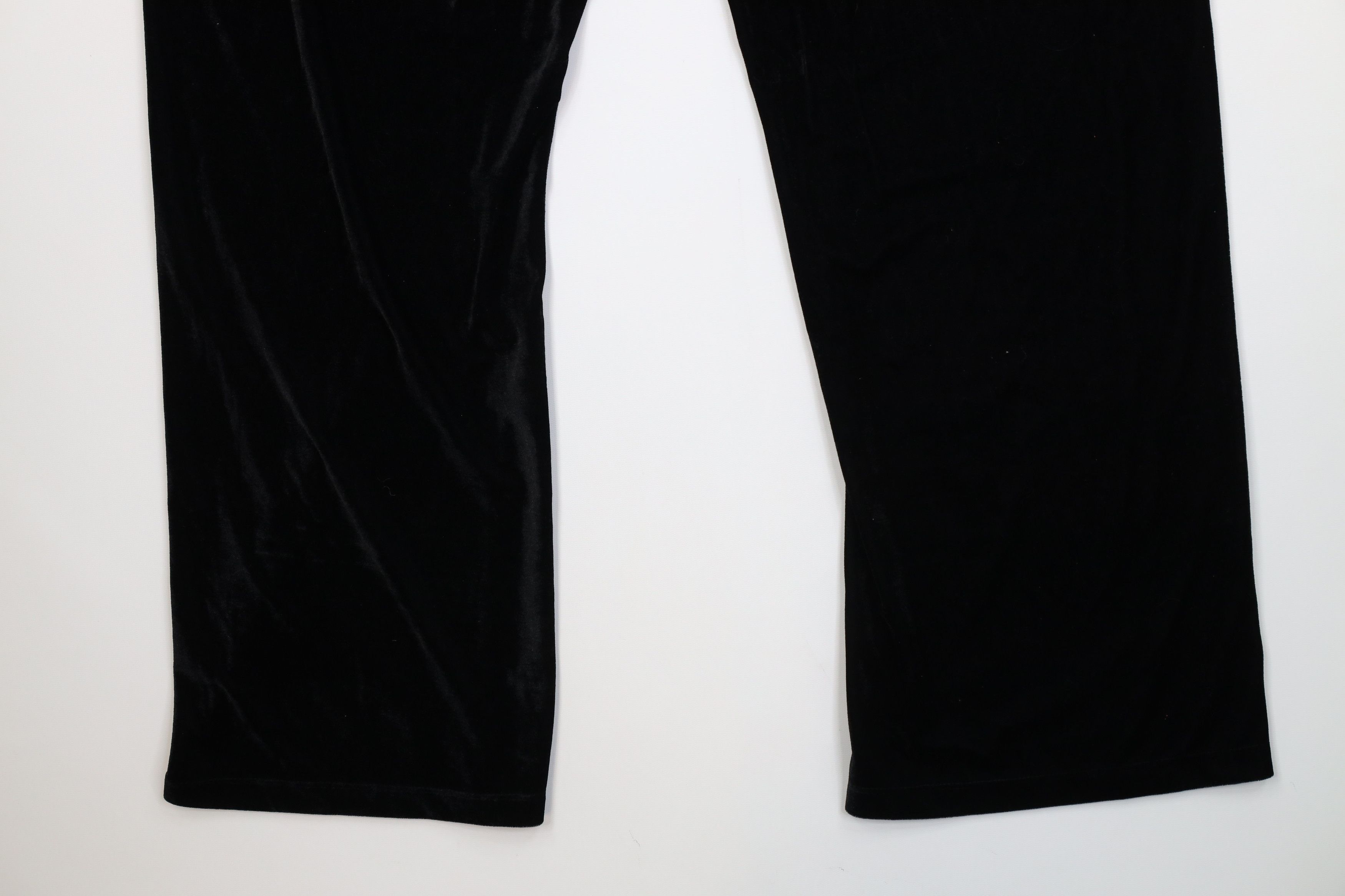 Vintage Deadstock Vintage 90s Y2K Babydoll Wide Leg Pants Black Size 36" / US 14 / IT 50 - 12 Thumbnail
