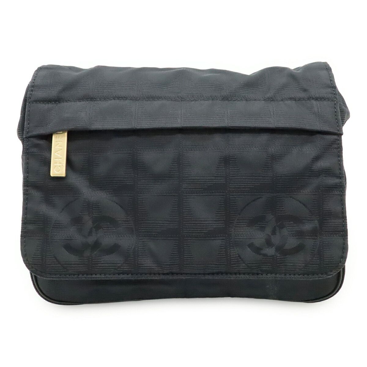 Chanel Chanel New Travel Line Nylon Jacquard 2way Bag Canvas Belt Bag A29346 DUTY FREE for USA