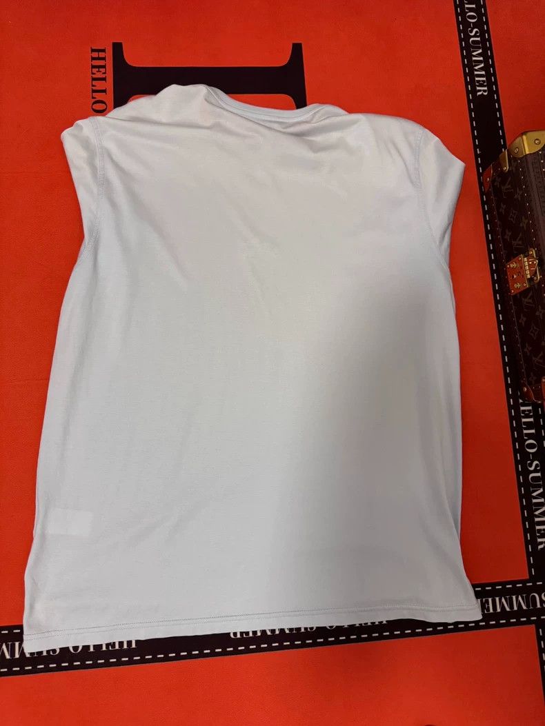 Givenchy Givenchy Men's Logo Letter Embroidered Round-Neck Light Bl Size US M / EU 48-50 / 2 - 2 Thumbnail