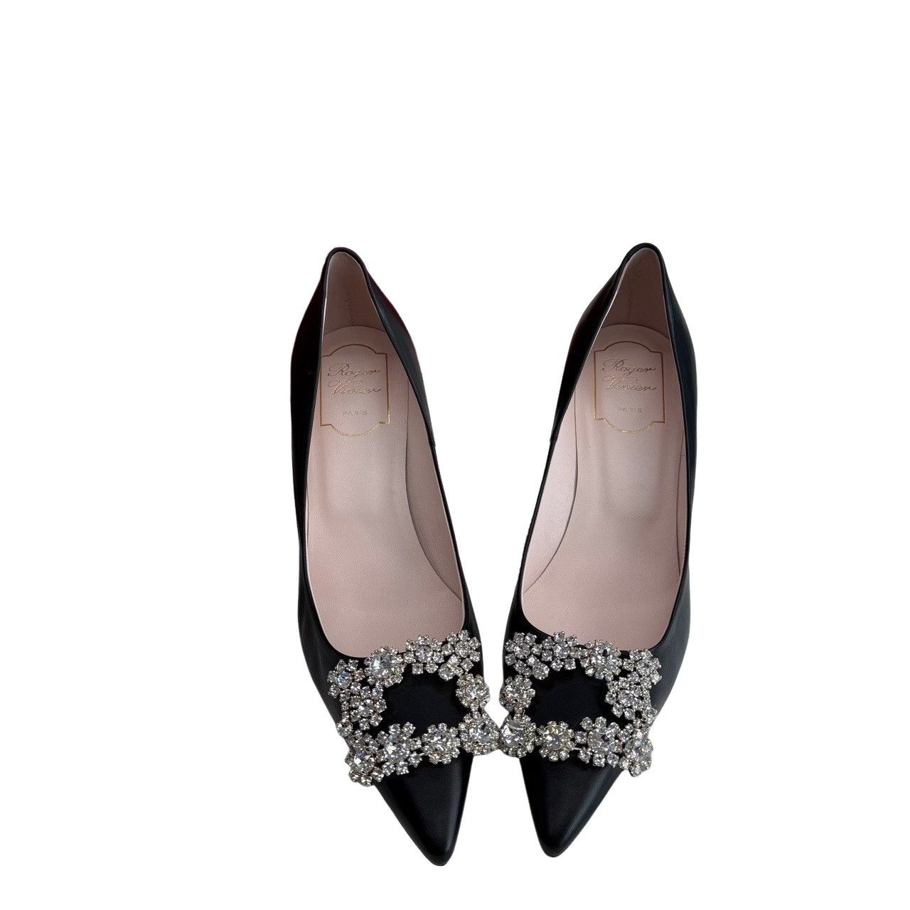 Roger Vivier Roger Vivier Flower Strass Heels Size 38 Size US 8 / IT 38 - 1 Thumbnail