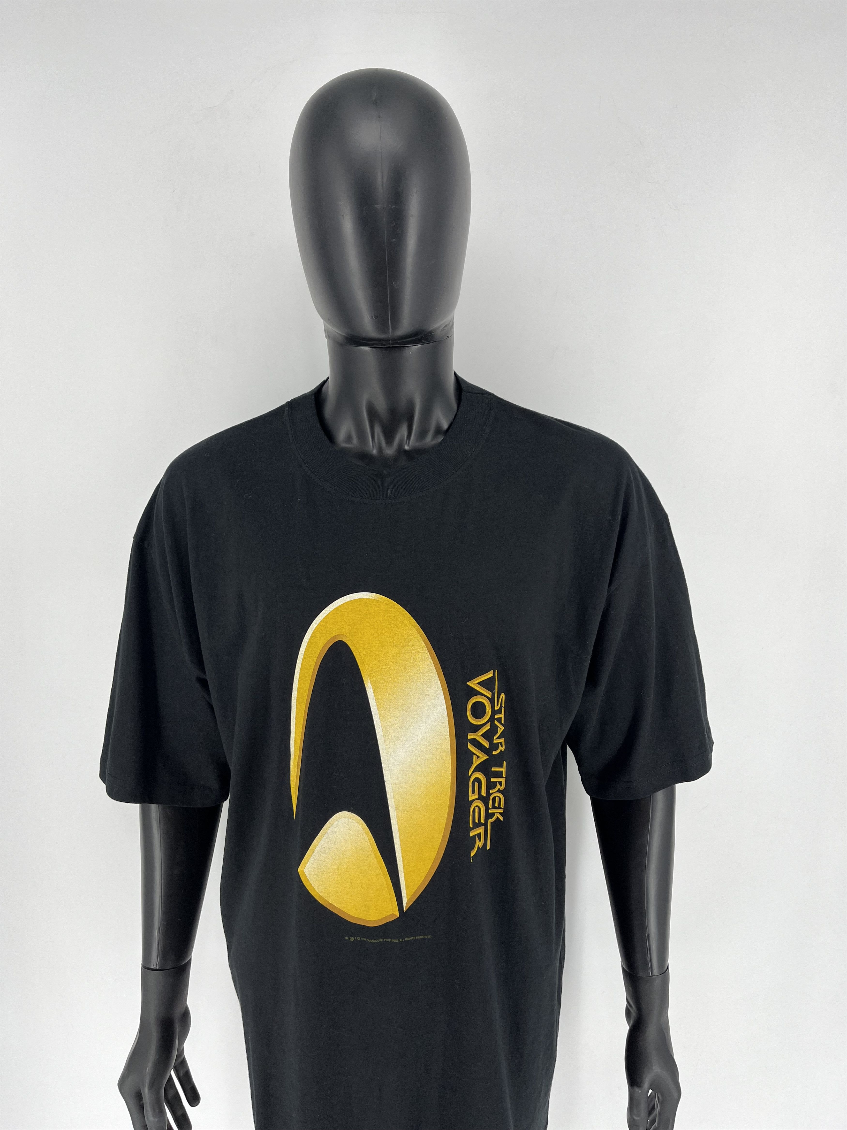 Band Tees × Vintage Movie Star trek voyager Tshirt 90s size XXLarge Size US XXL / EU 58 / 5 - 6 Thumbnail