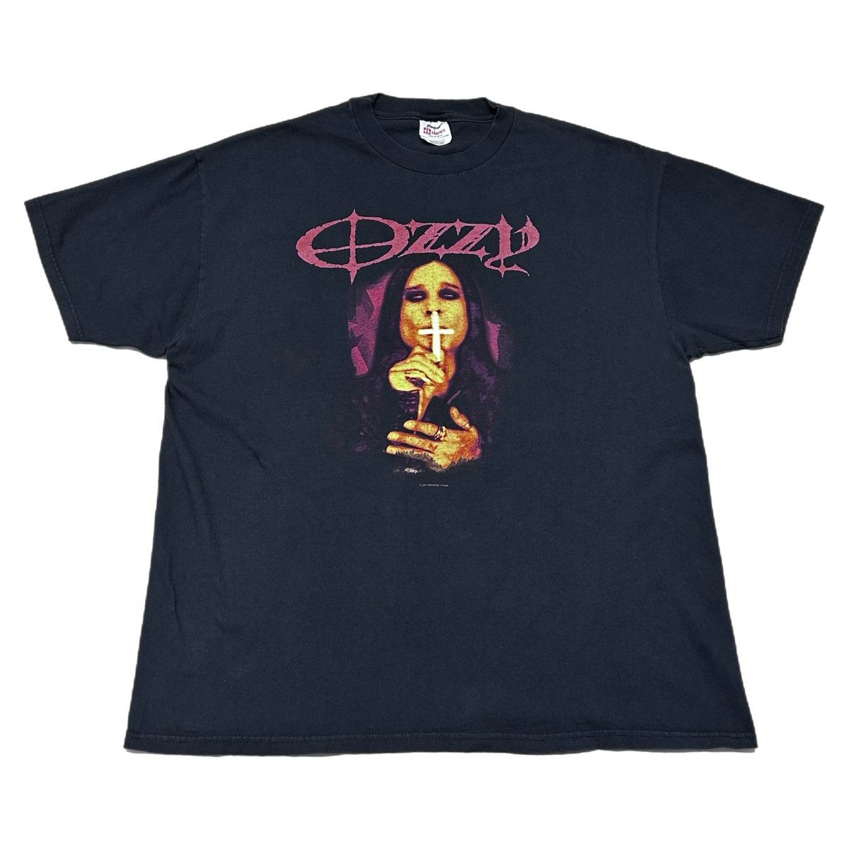 Vintage Vtg Ozzy Osbourne 2001 T Shirt Black XL Prince Of Darkness Size US XL / EU 56 / 4 - 2 Thumbnail