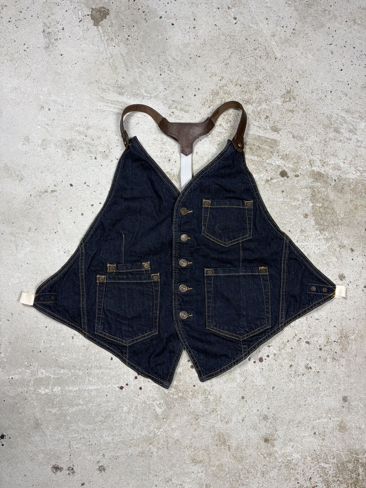 Dsquared2 SS 2006 Dsquared2 Denim Jeans Harness Vest Rare Runway Size US L / EU 52-54 / 3 - 2 Thumbnail
