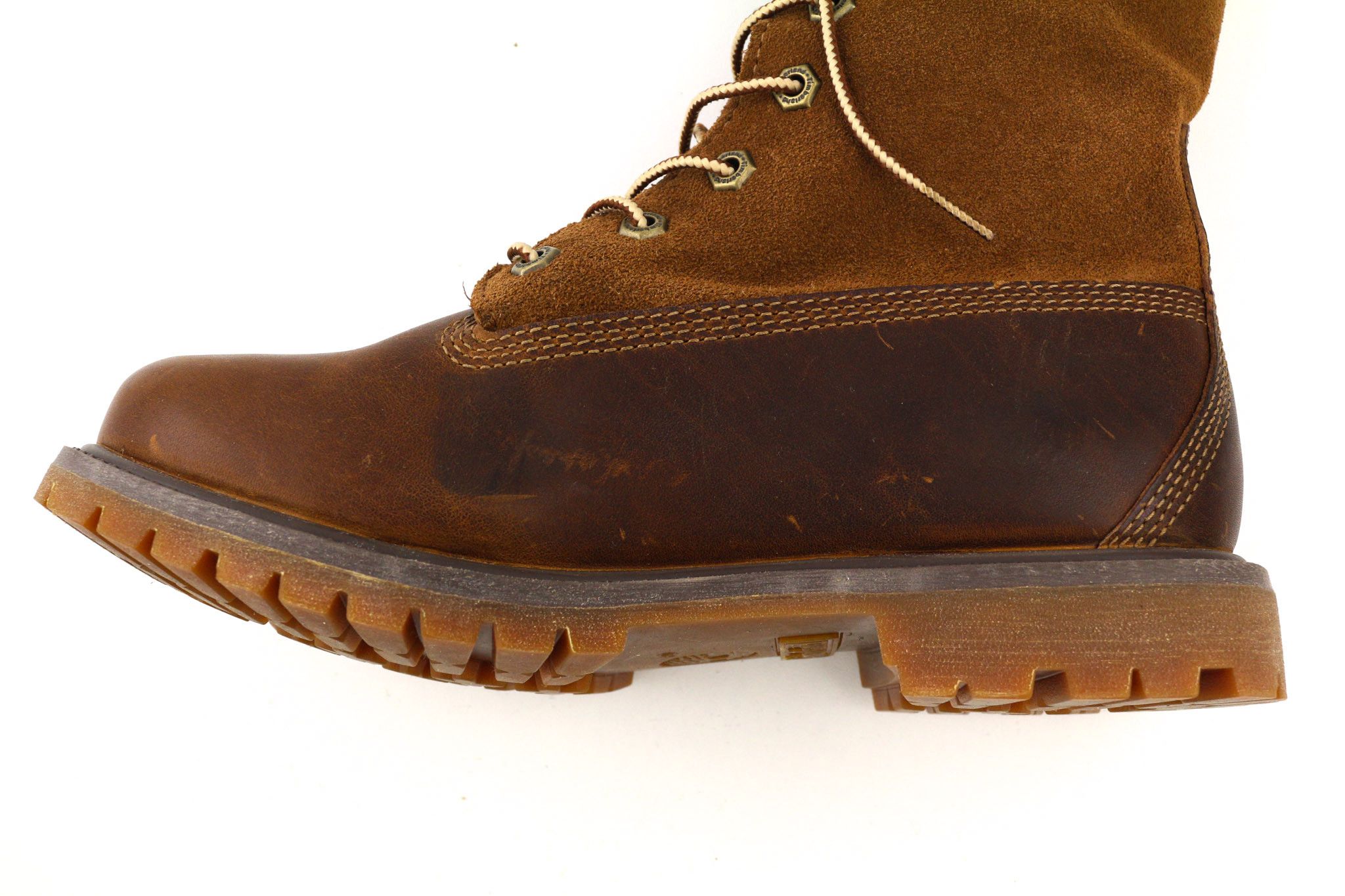 Timberland 8328R-A6098 EU38.5/39 Brown Leather High Top Shoes 80840 Size US 7.5 / IT 37.5 - 14 Thumbnail