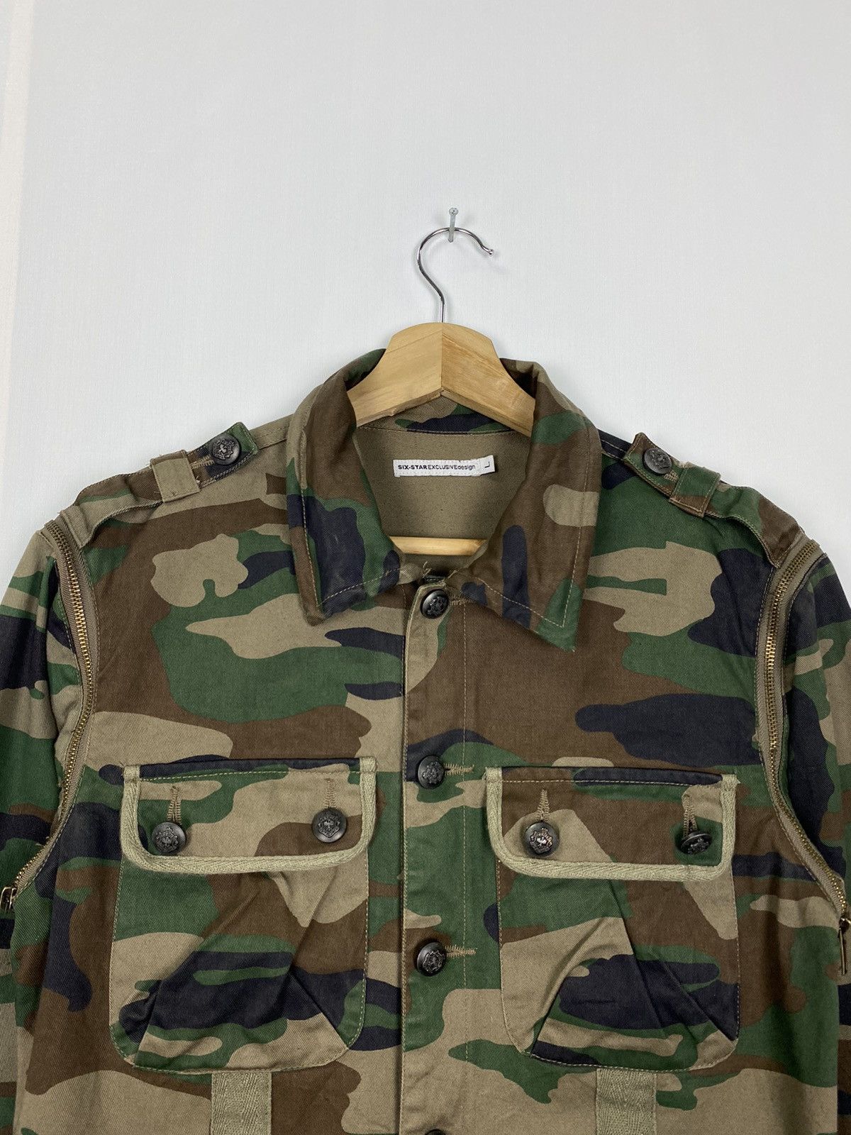 Japanese Brand Six Star Exclusive Design Camo Jacket Size US L / EU 52-54 / 3 - 6 Thumbnail