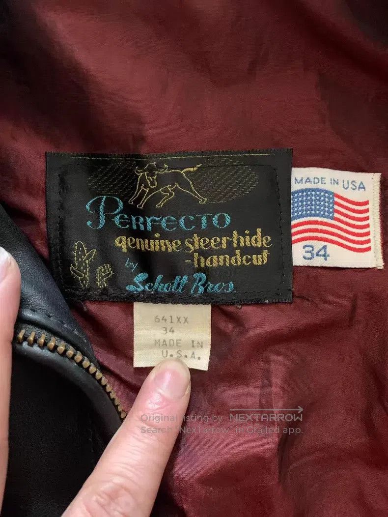 Schott Schott 614 Leather coat Size US S / EU 44-46 / 1 - 4 Thumbnail
