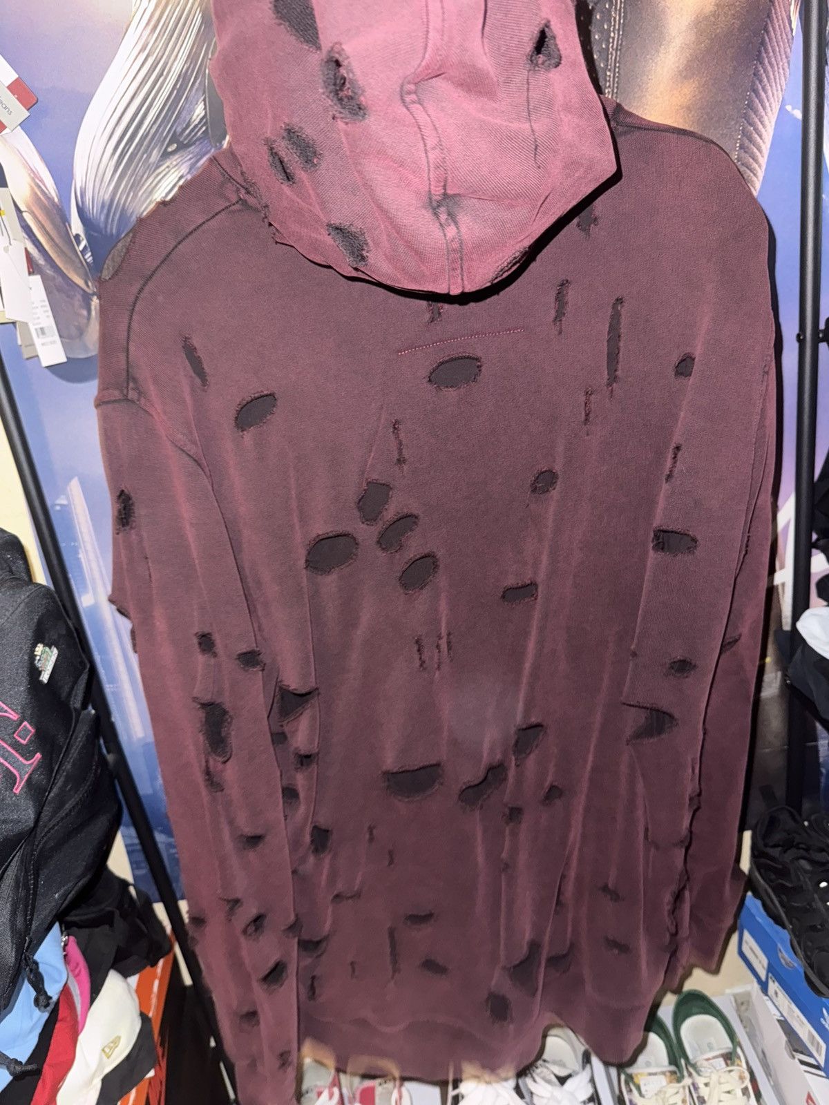 Givenchy Givenchy Distressed Hoodie Size US L / EU 52-54 / 3 - 2 Thumbnail