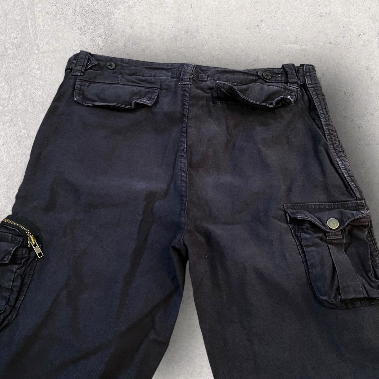 John Varvatos John Varvatos Flight Cargo Canvas Pants Army Grunge Punk Size US 31 - 4 Thumbnail