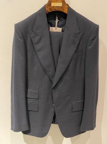 Tom Ford o1w1db10724 Shelton Fit Jacket in Dark Grey Size US XL / EU 56 / 4 - 1 Thumbnail