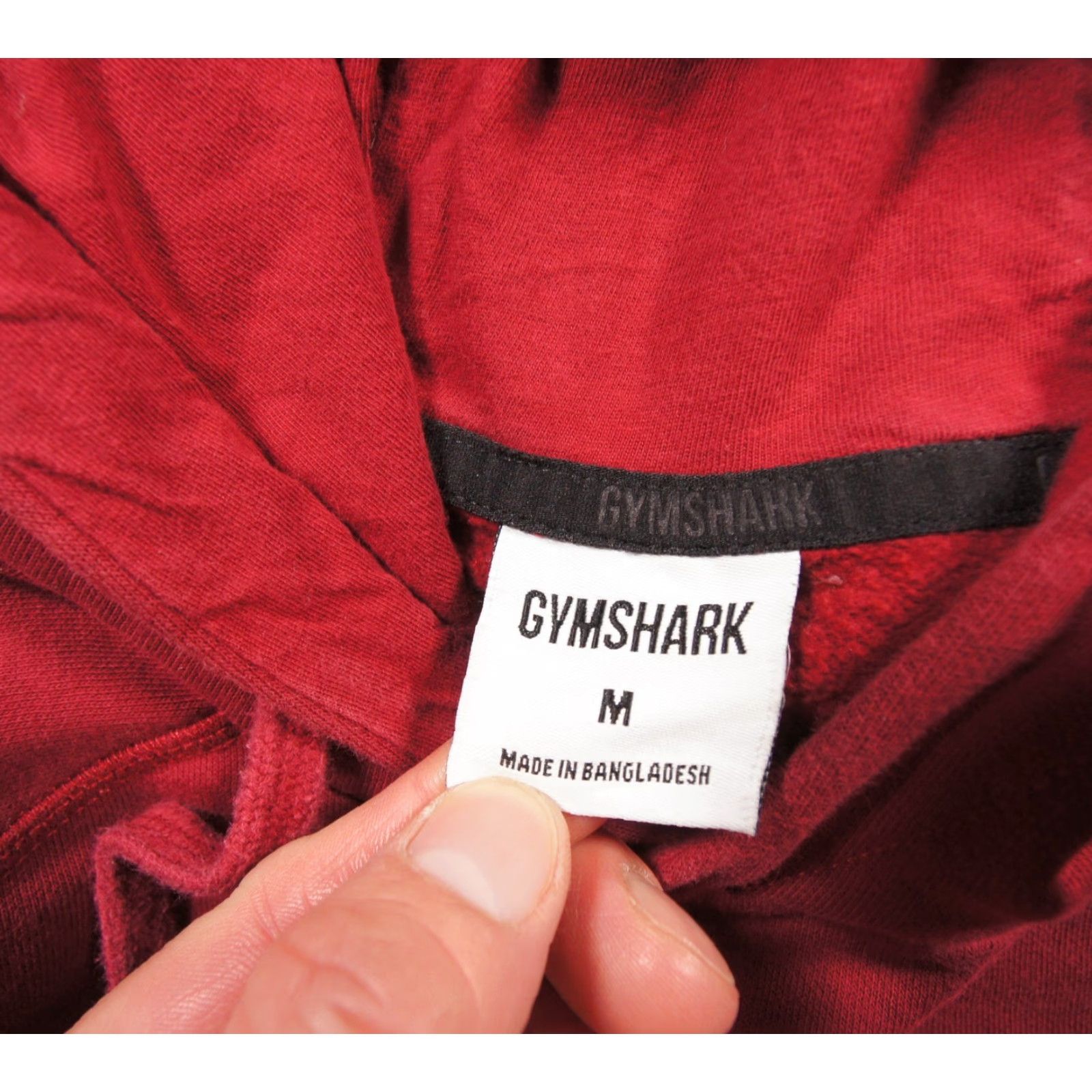Gymshark GymShark Mens Hoodie Sweatshirt Pullover Red M Logo Casual Outdoor All Seasons Hooded Lightweight Long Sleeve Regular Shirt Womens Mens Girls Boys Size US M / EU 48-50 / 2 - 7 Thumbnail