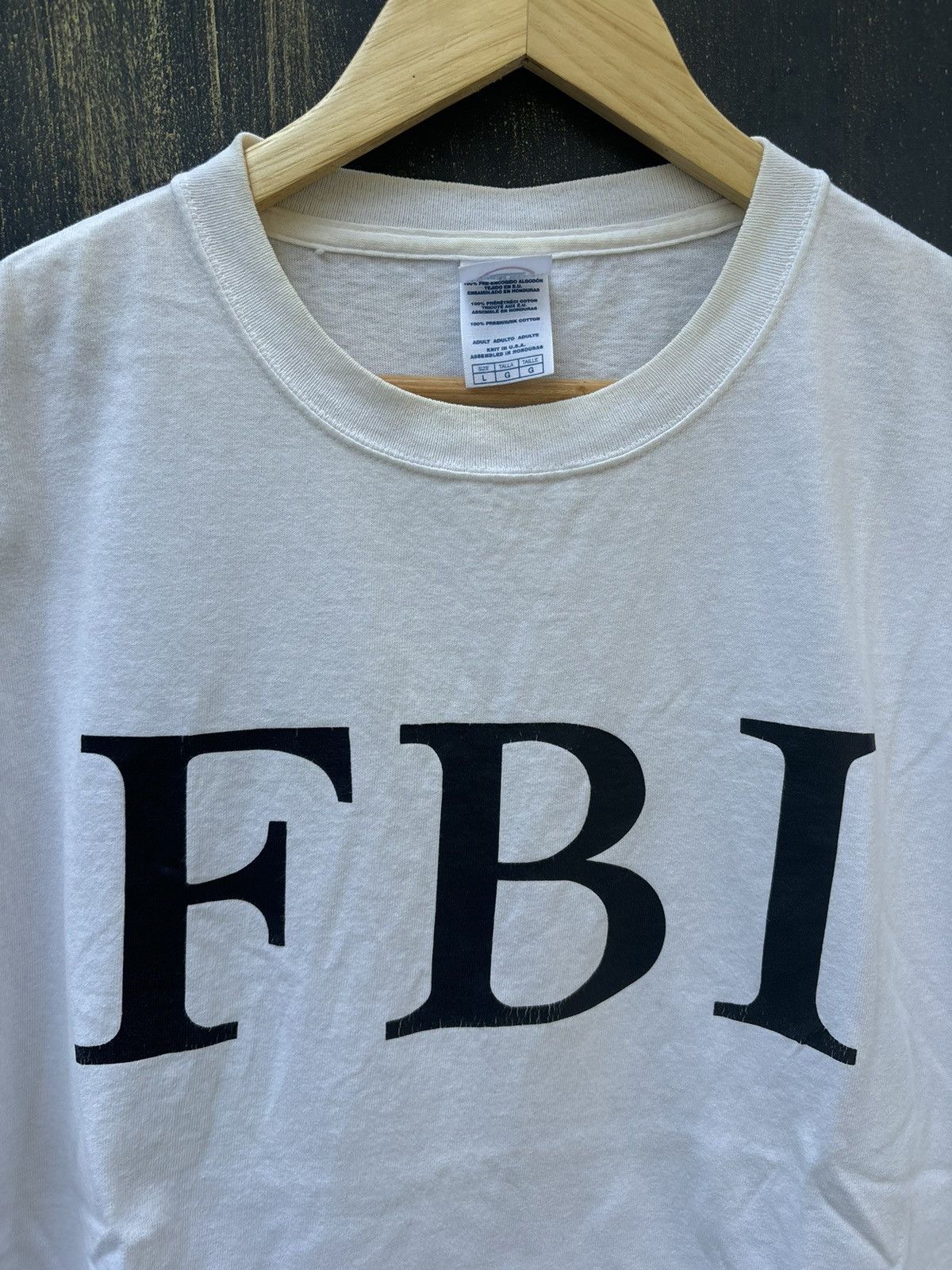 Vintage RARE! Vintage 90’s FBI Parody Art Size US L / EU 52-54 / 3 - 4 Thumbnail