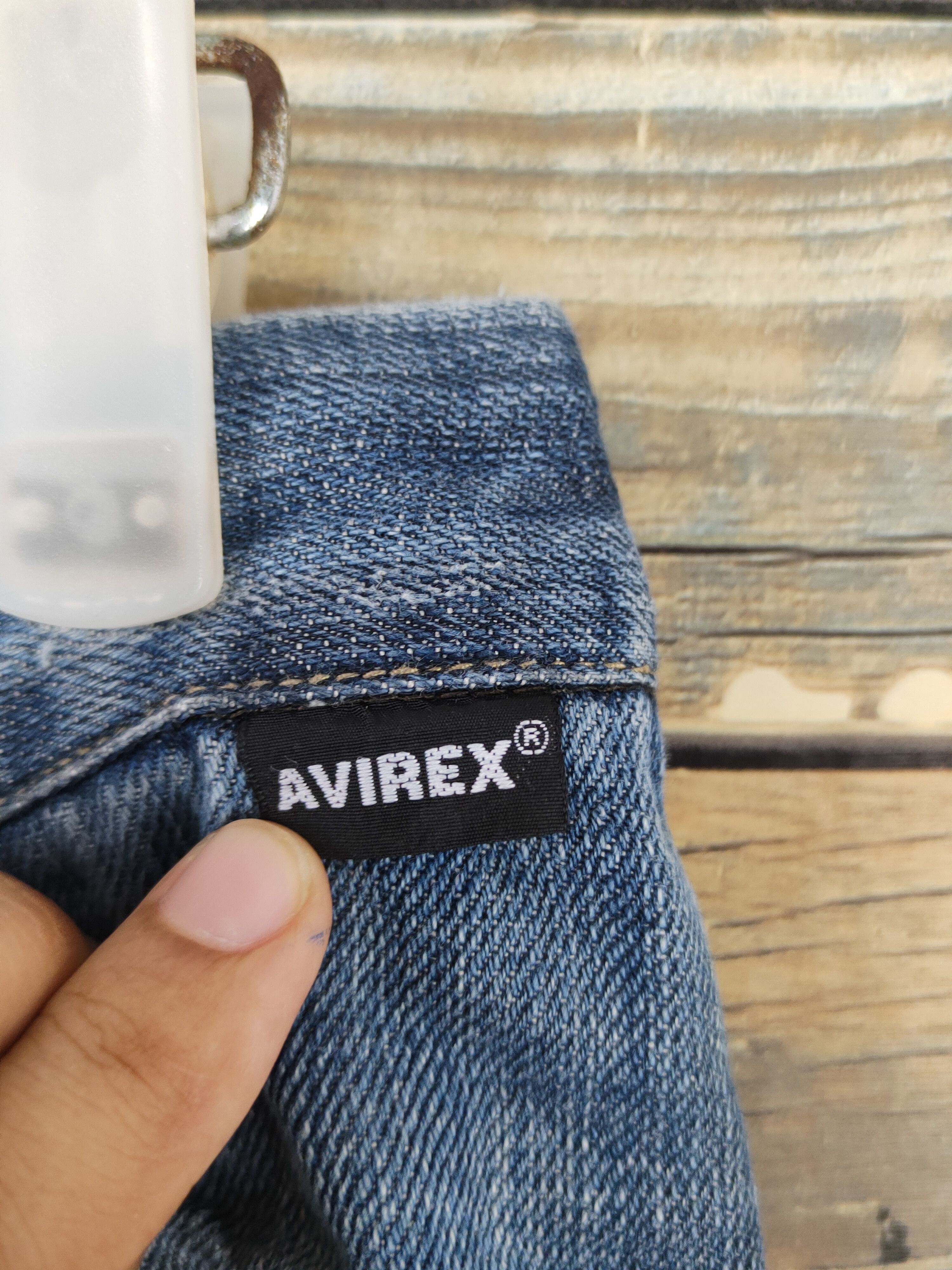 Avirex Avirex Blue multipocket Distressed Ripped denim Jeans #W1694 Size US 30 / EU 46 - 6 Thumbnail