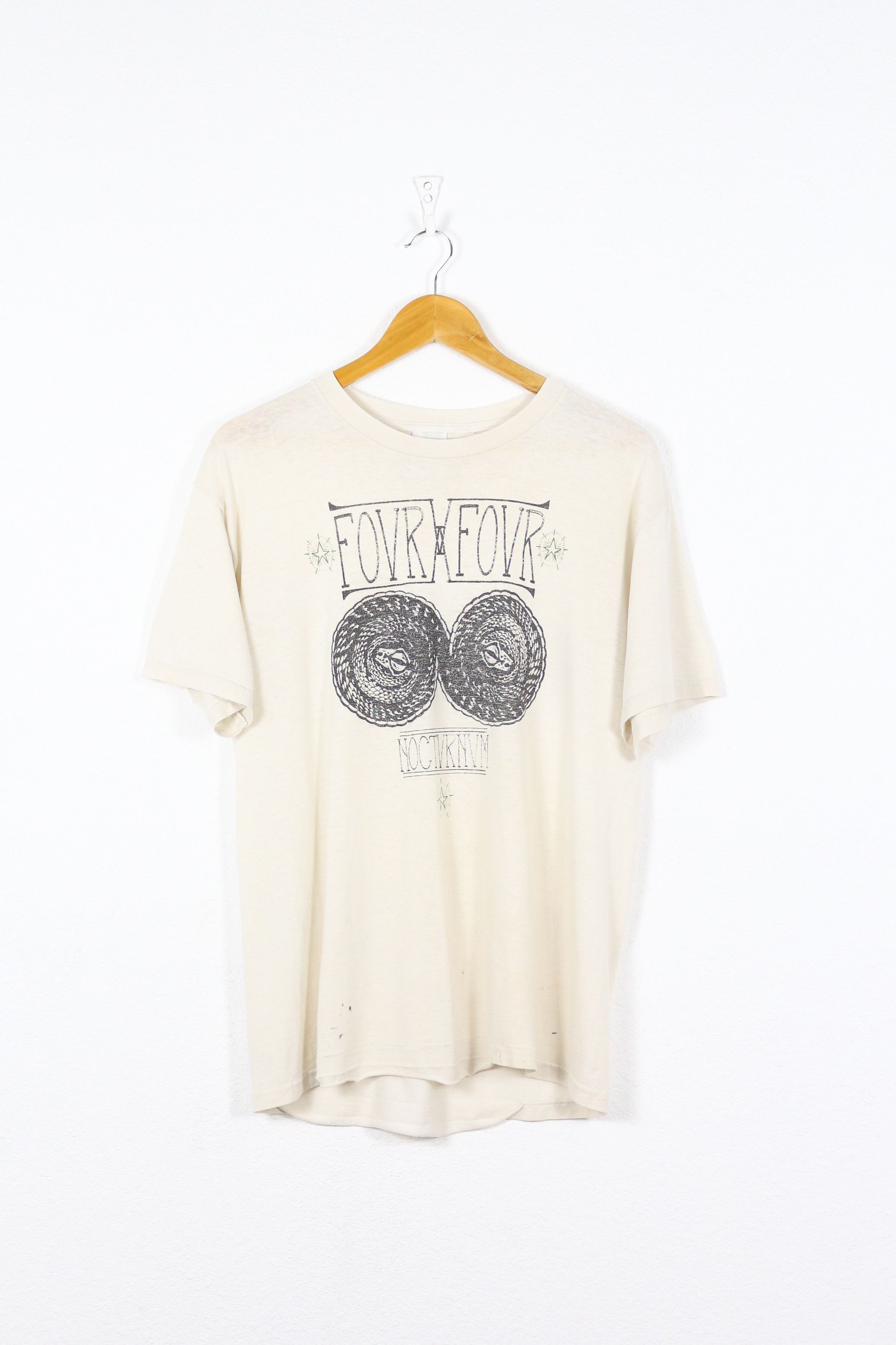 Vintage Vintage FOUR FOUR Nocturnum Grail Graphic Tee Vintage 90s NZ Size US L / EU 52-54 / 3 - 1 Thumbnail