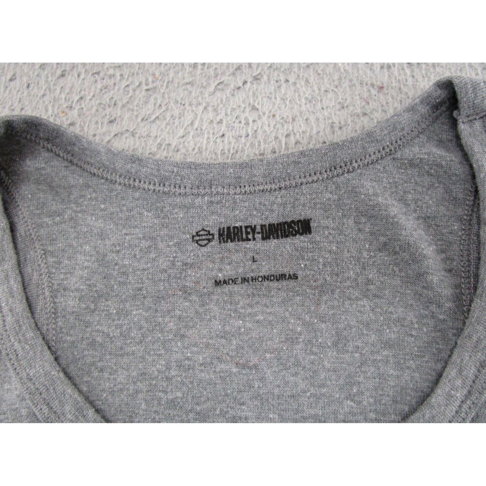 Harley Davidson Harley-Davidson Tank Top Women's L Gray Military(Wounded Warrior Project) Sleeveless Casual Shirt Shirt? Size L / US 10 / IT 46 - 3 Thumbnail