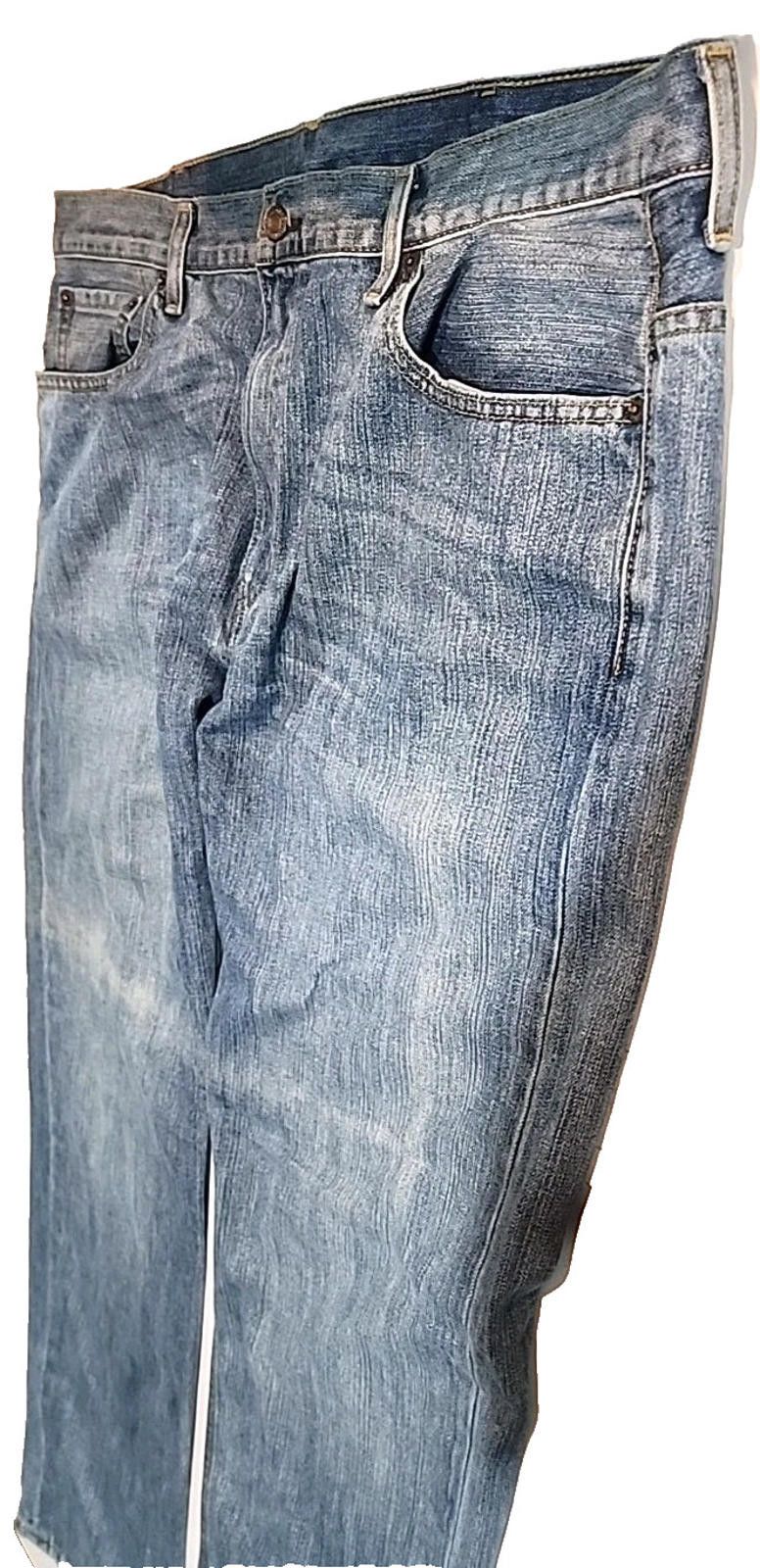 Levi's Levi's 569 Mens Jeans Actual 42Wx32L Blue Denim Size US 42 / EU 58 - 9 Thumbnail
