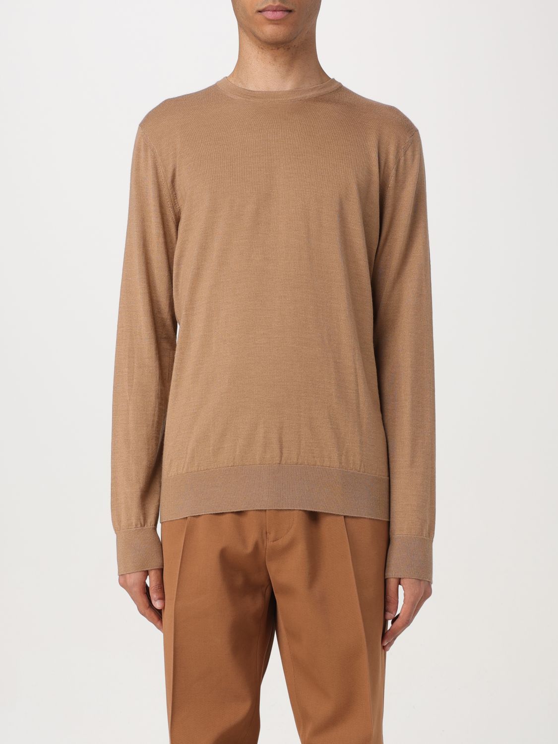 image of Ermenegildo Zegna Zegna Sweater Men Beige (Size Medium)