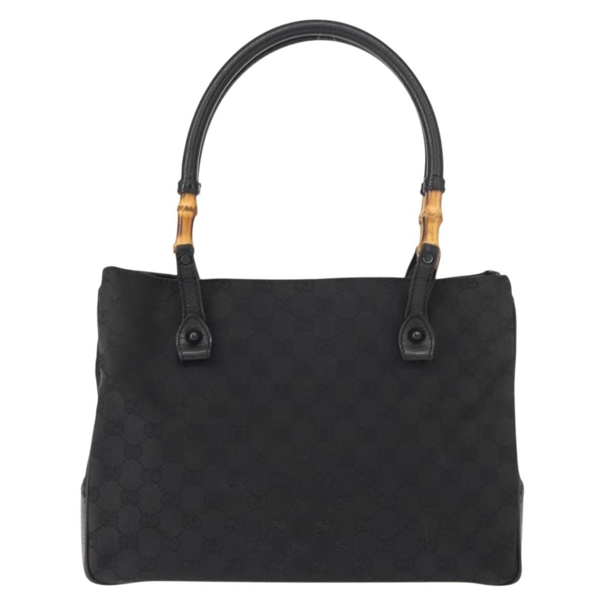 Gucci Gucci Vintage Bamboo Handle Bag Canvas Size ONE SIZE - 1 Thumbnail