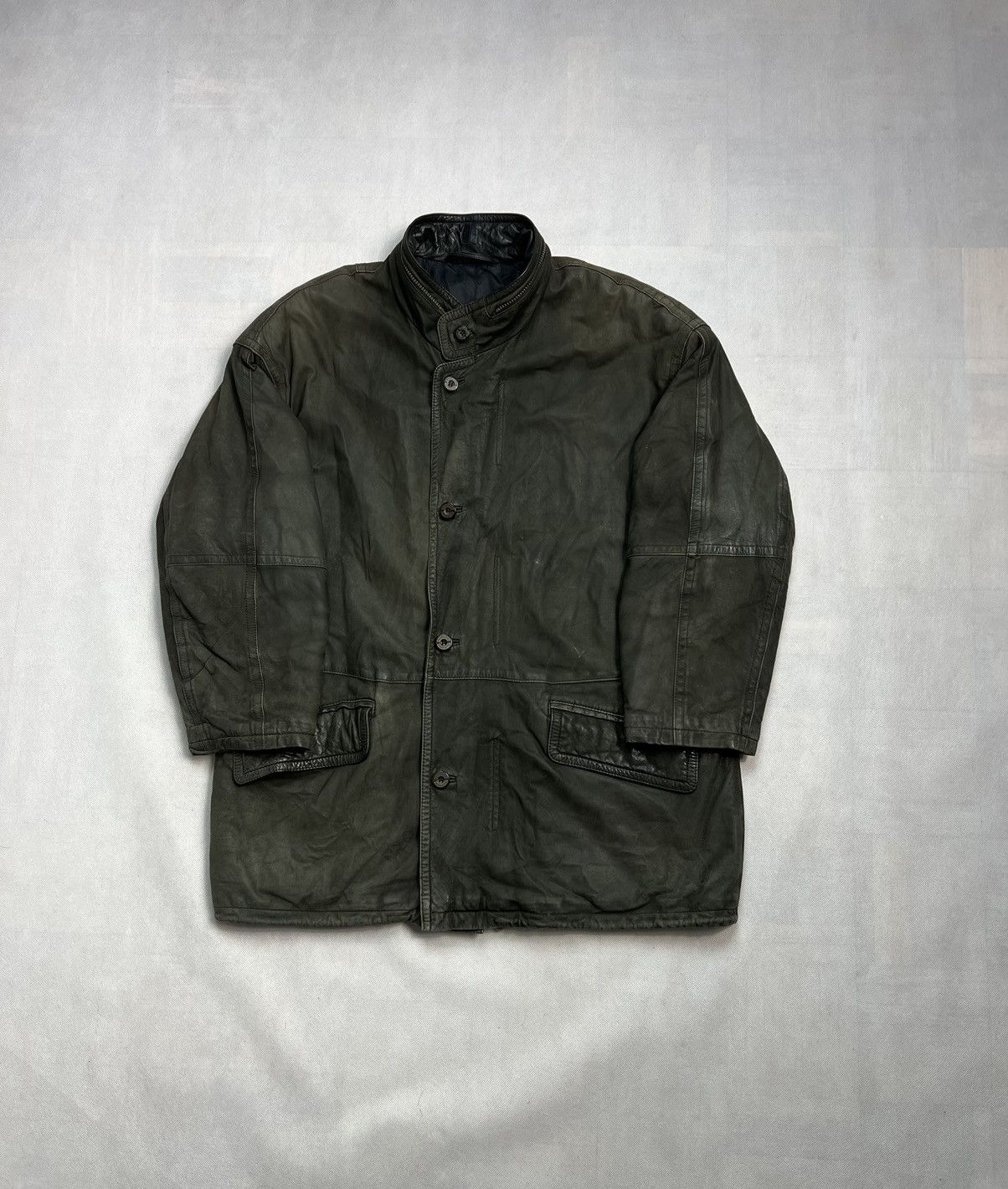 Burberry × Vintage Baggy Jacket Burberry Vintage 90’s Burberry’s Logged Buttons Size US XXL / EU 58 / 5 - 1 Thumbnail
