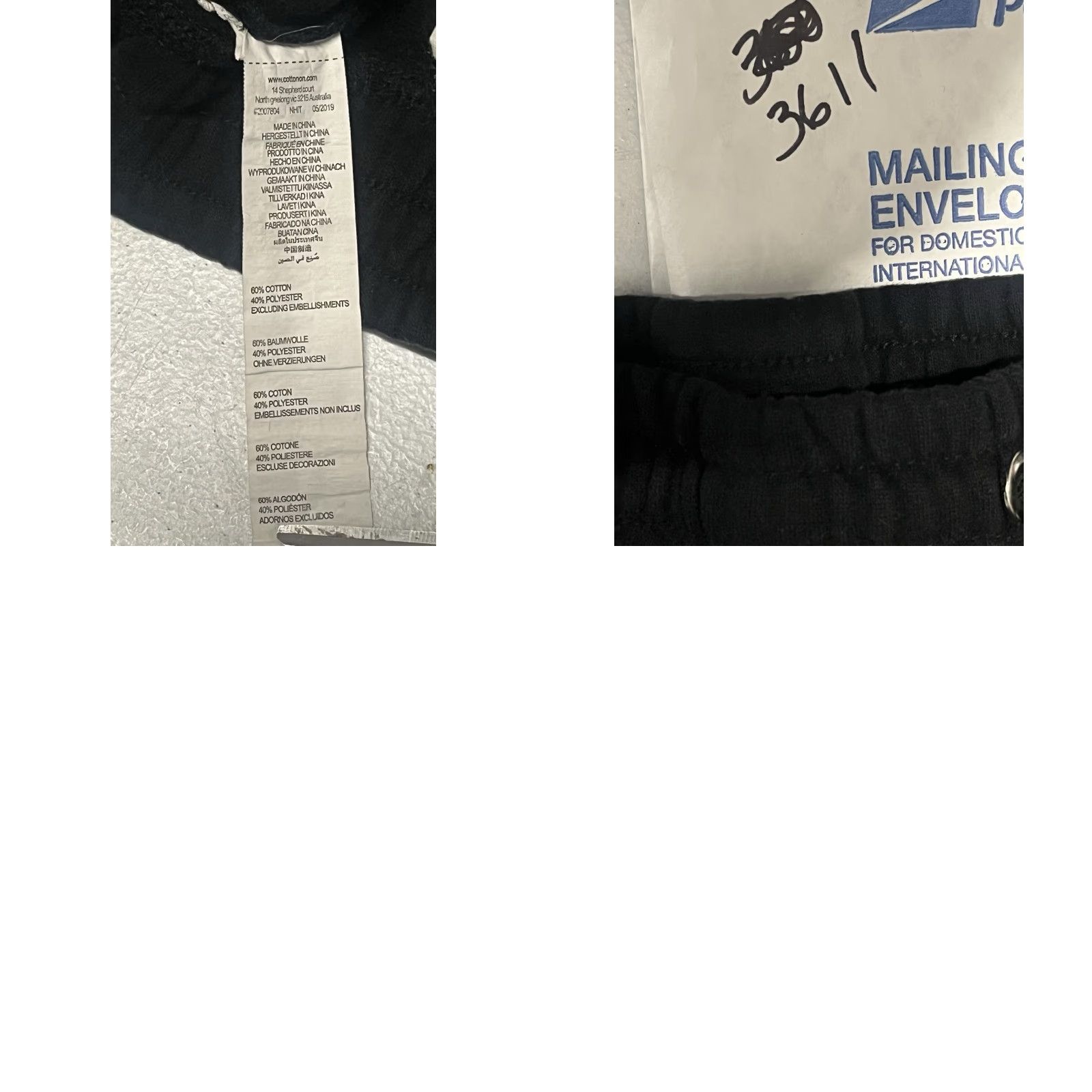 Cotton On Cotton On Sweatpants Men’s Black White Striped Size M Casual Travel Pants Unisex Adults Regular Inseam 27 in Cotton On Size US 31 - 8 Thumbnail