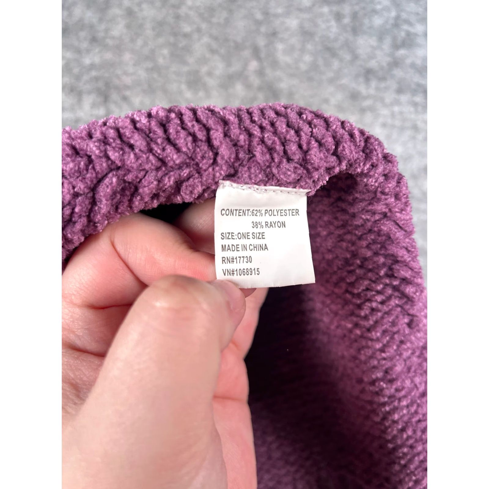 Vintage Target Hat Beanie One Size Purple Knit Polyester Rayon Blend Ski Outdoor Size ONE SIZE - 6 Thumbnail