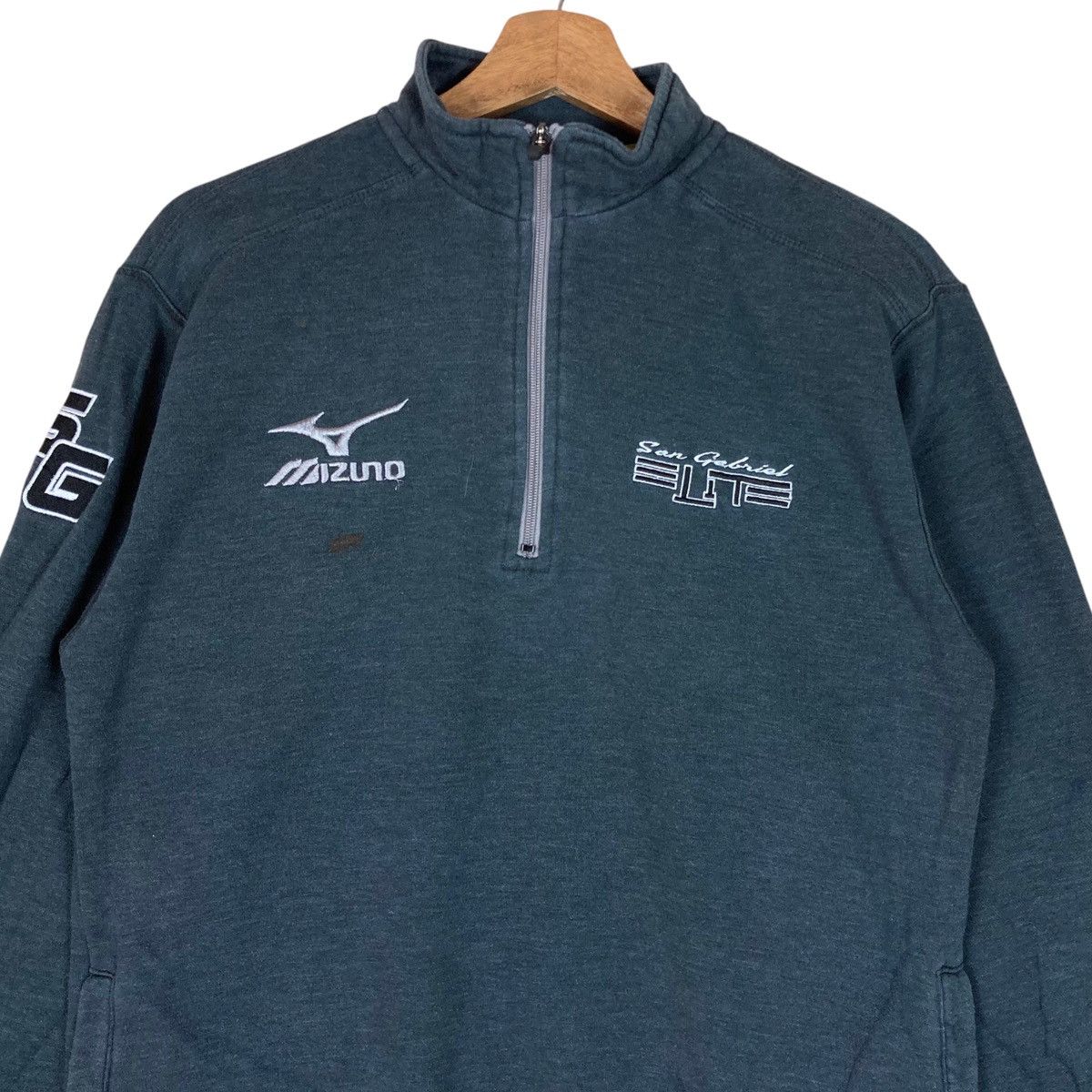 Mizuno Vintage Mizuno Quarter Zip Pullover Jumper Sweatshirt Size US XS / EU 42 / 0 - 2 Thumbnail