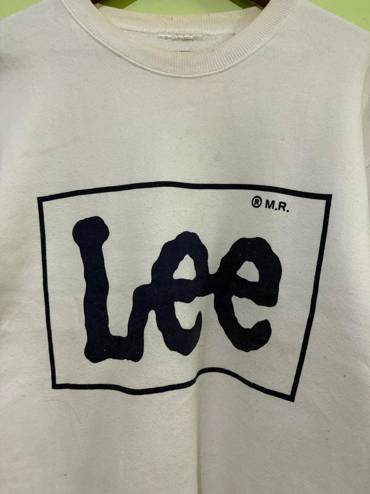 Lee × Vintage Vintage 90’s Lee Sweatshirt Big Logo Design made in USA Size US M / EU 48-50 / 2 - 4 Thumbnail