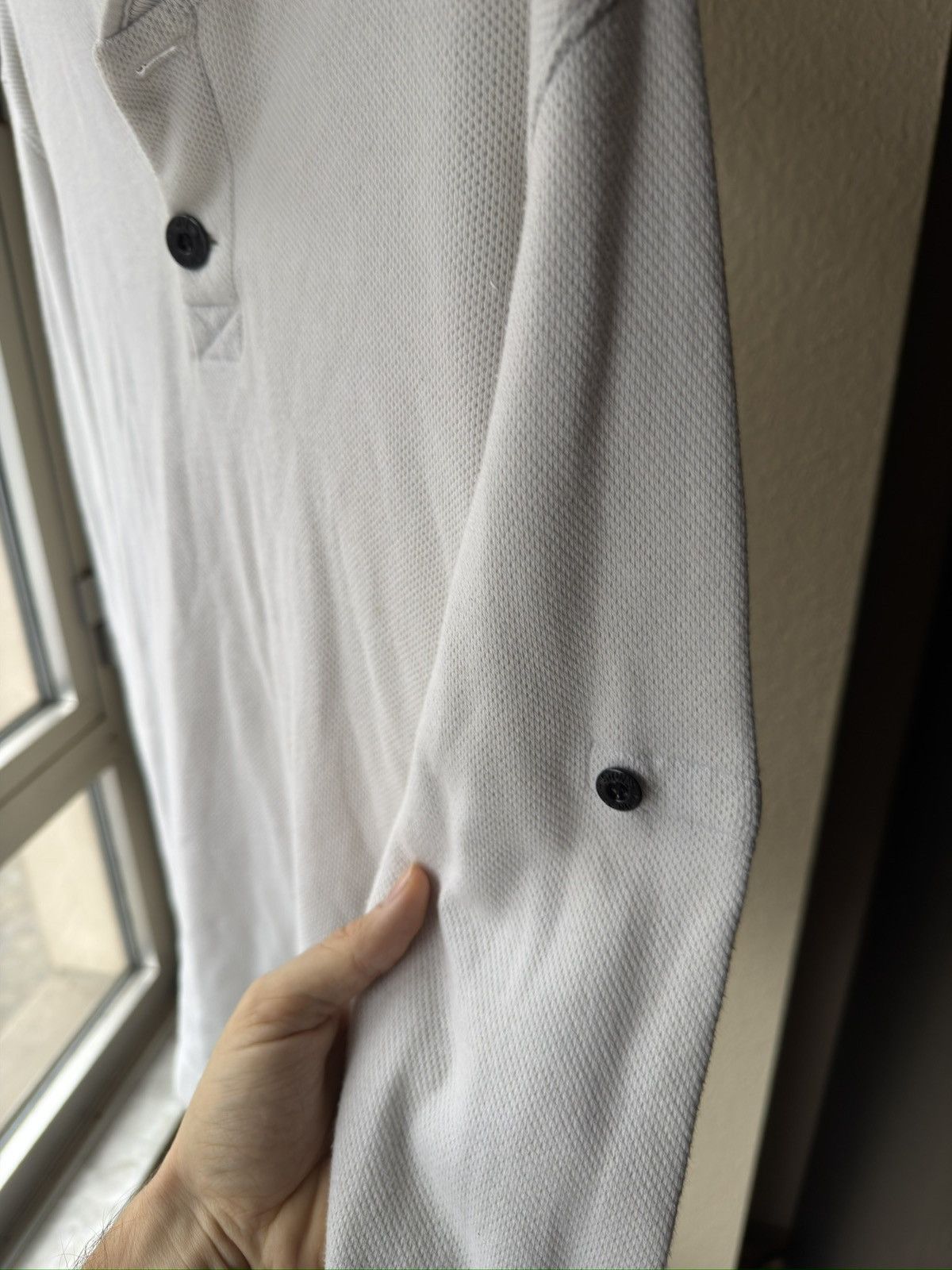 Stone Island Stone island white sweater long sleeve no path Size US L / EU 52-54 / 3 - 6 Thumbnail