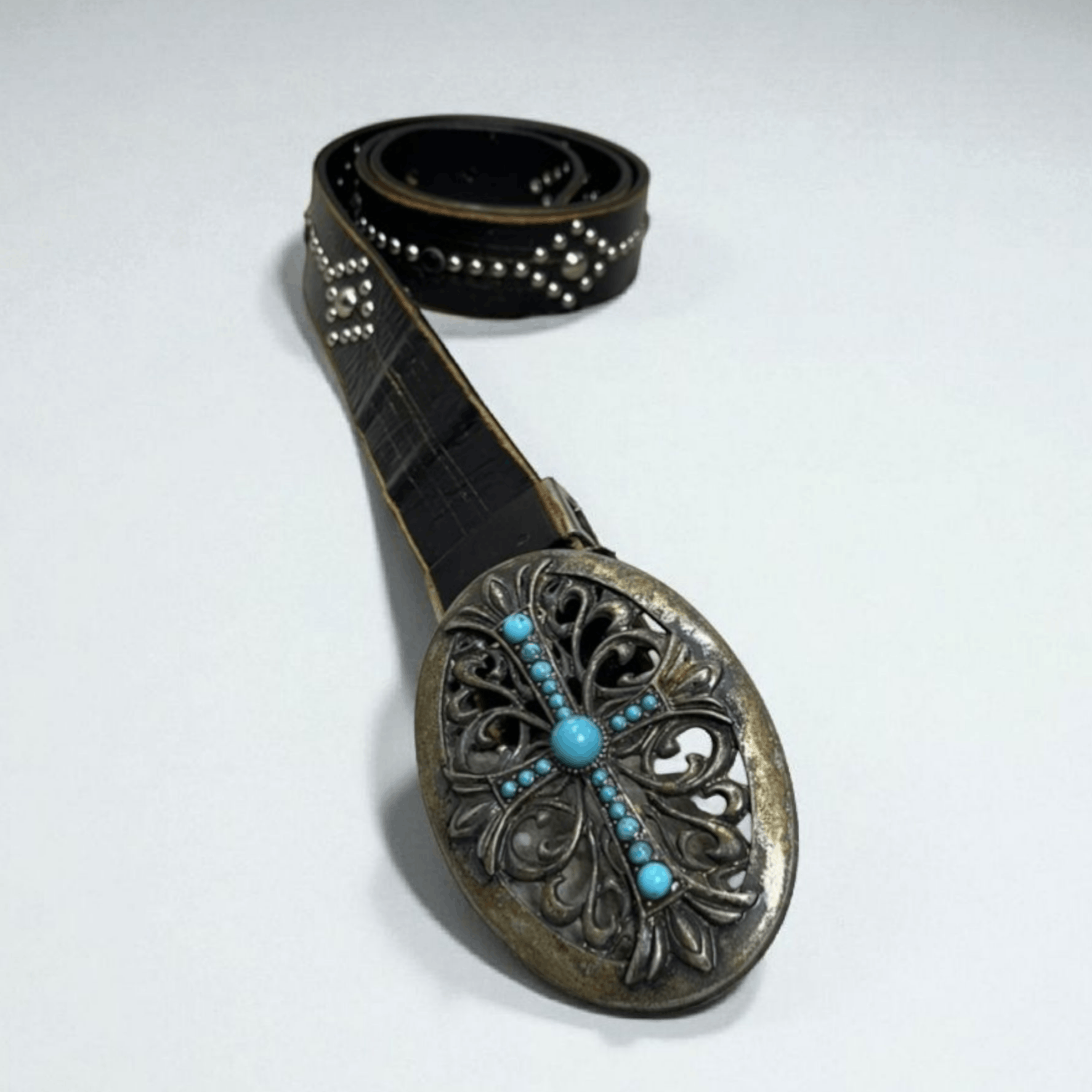 Seditionaries Handmade/Custom Studded Leather Belts Size ONE SIZE - 1 Thumbnail