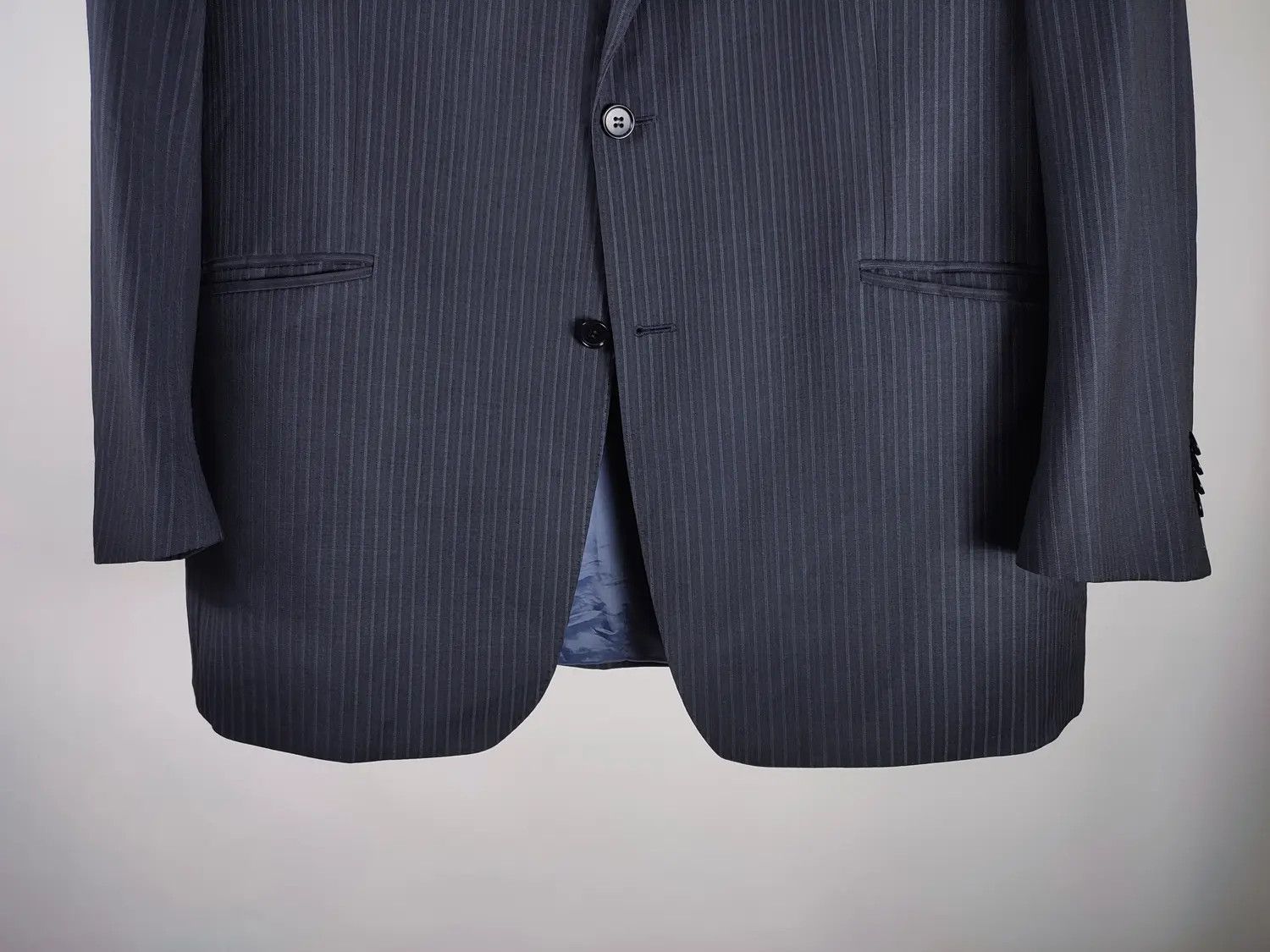 Balmain Vintage Balmain Homme Stripe Long Blazer Size 48L - 9 Thumbnail