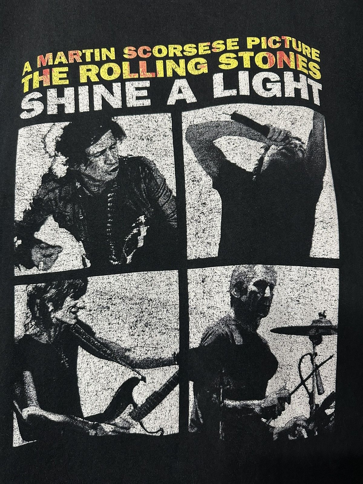 Band Tees × Vintage Vintage The Rolling Stones Shine A Light Faded Tee Size US L / EU 52-54 / 3 - 7 Thumbnail