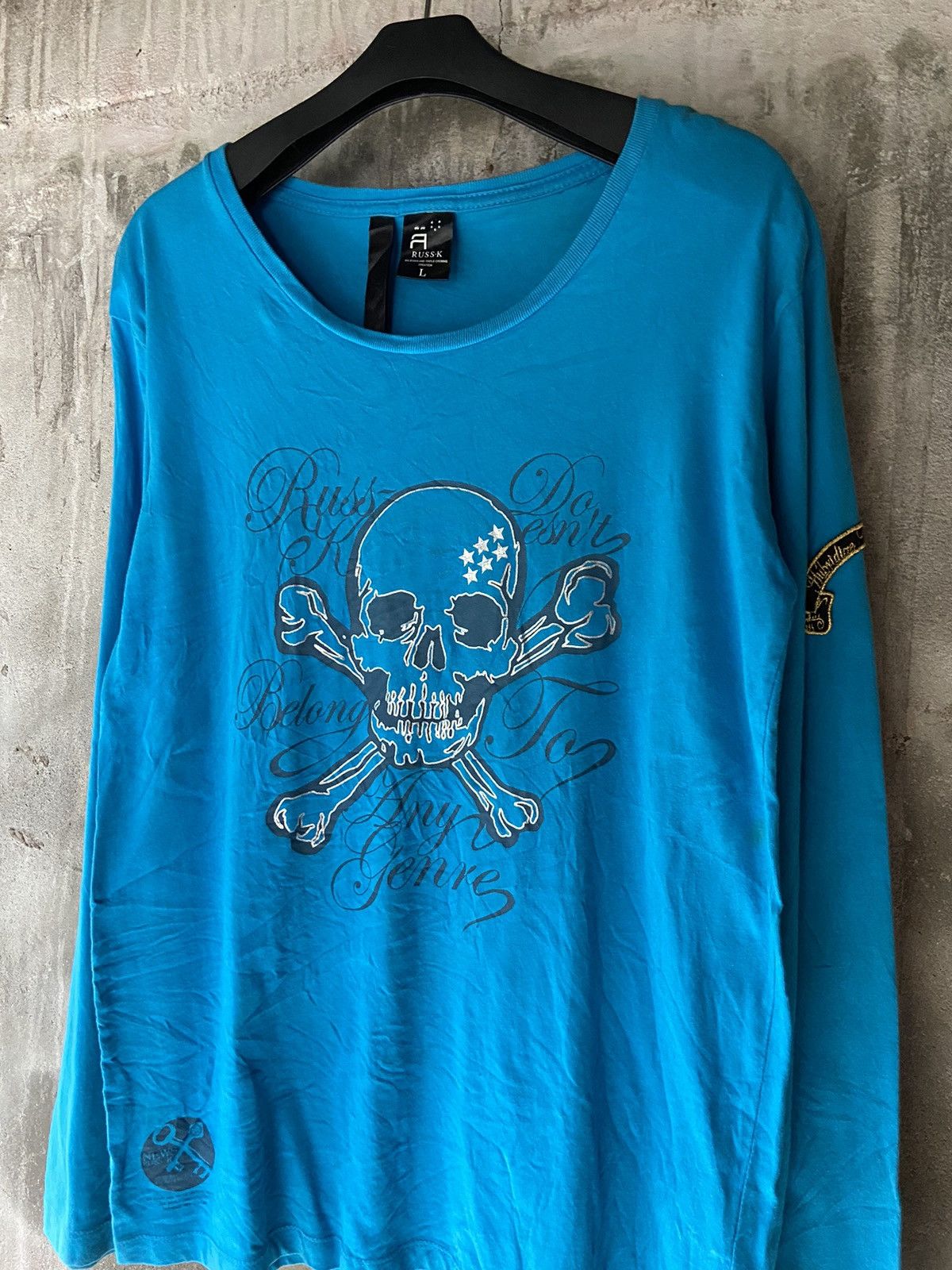 Le Grande Bleu (L.G.B.) RUSS-K SIX STARS AND TRIPLE CROWNS LONG SLEEVE Size US M / EU 48-50 / 2 - 2 Thumbnail