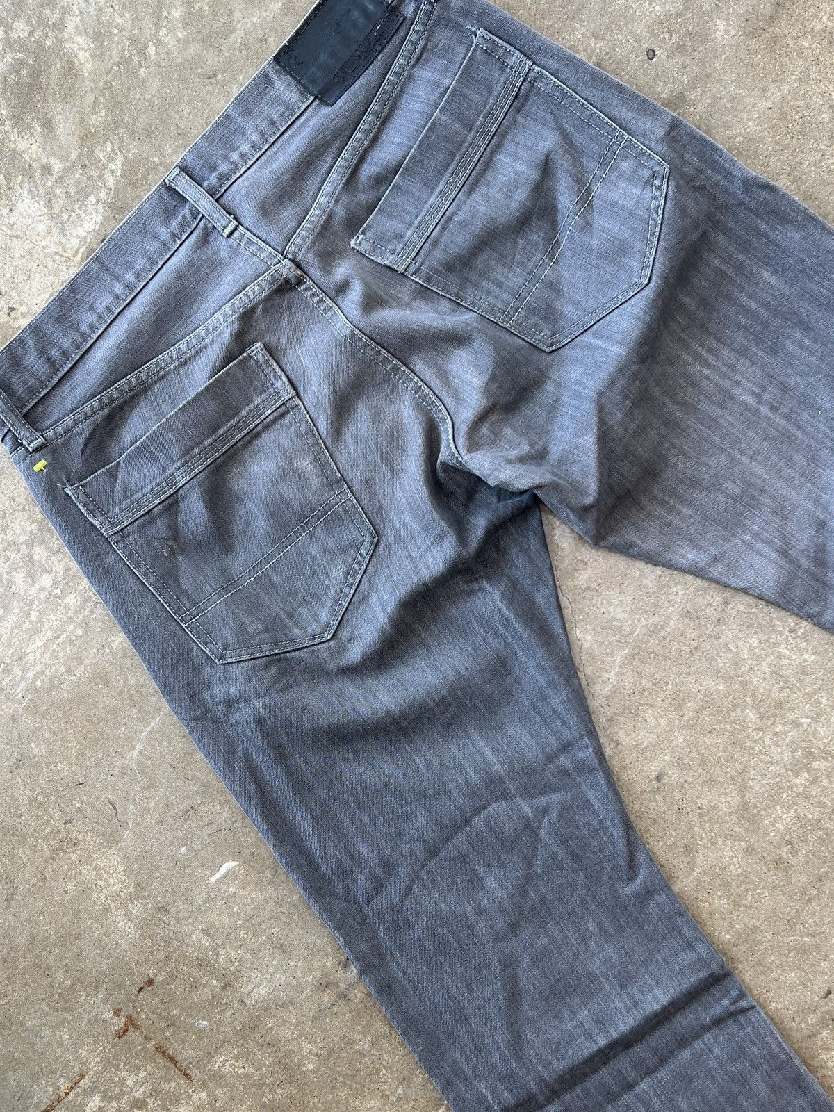Levi's Levis Denizen 218 Slim Straight Gray Denim 34 x 31 Size US 34 / EU 50 - 4 Thumbnail