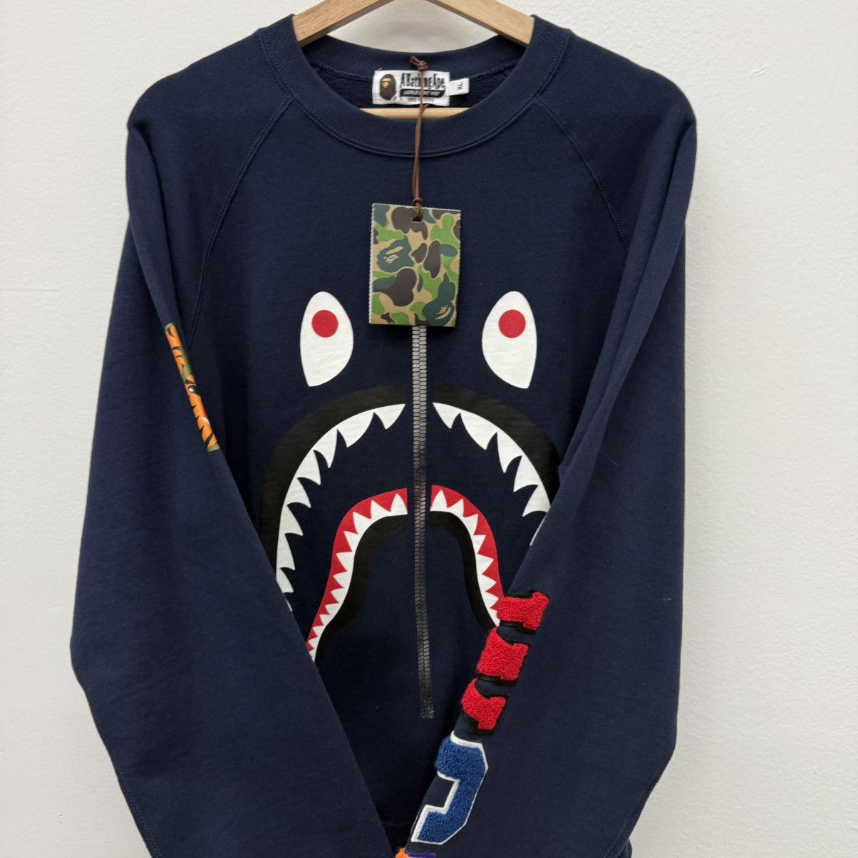 Bape A Bathing Ape Bape Crewneck World Gone Mad Size US XL / EU 56 / 4 - 2 Thumbnail