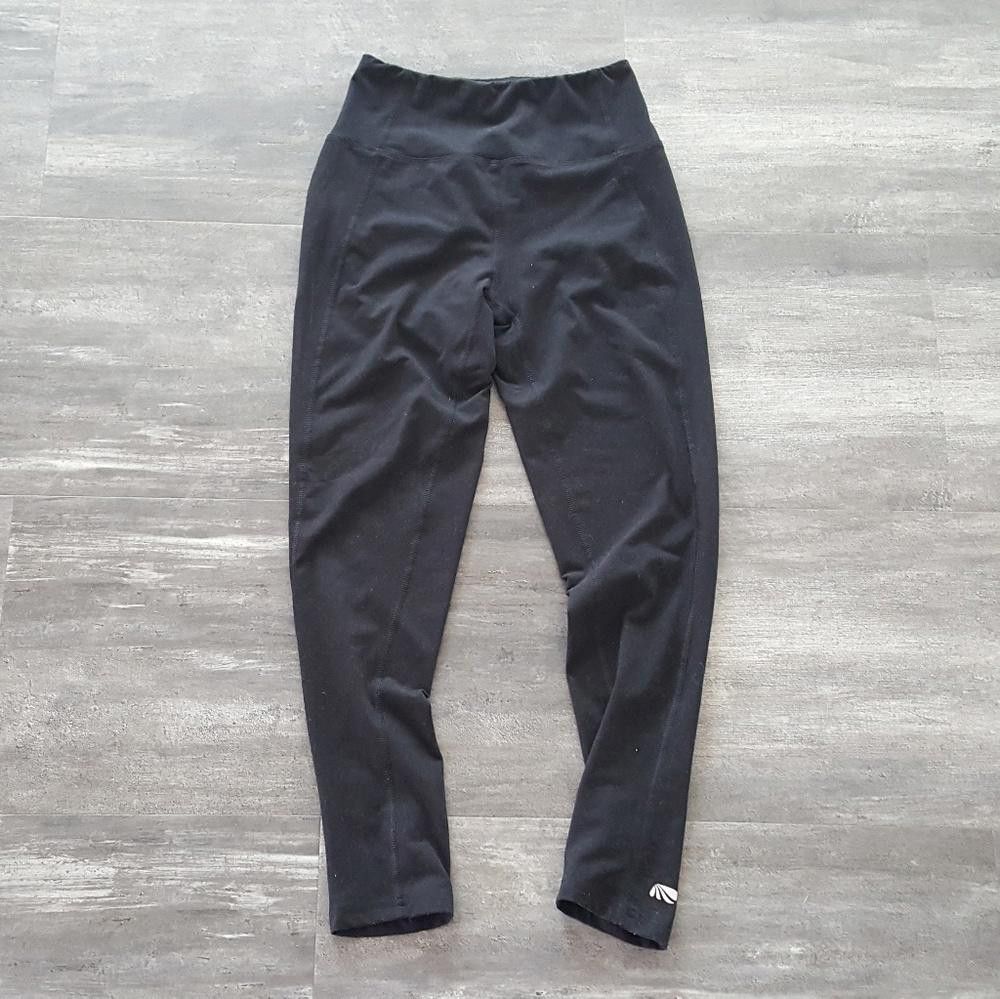 Wacko Maria Black High Waisted Marika Fitted Athletic Legging Size 28" / US 6 / IT 42 - 1 Thumbnail
