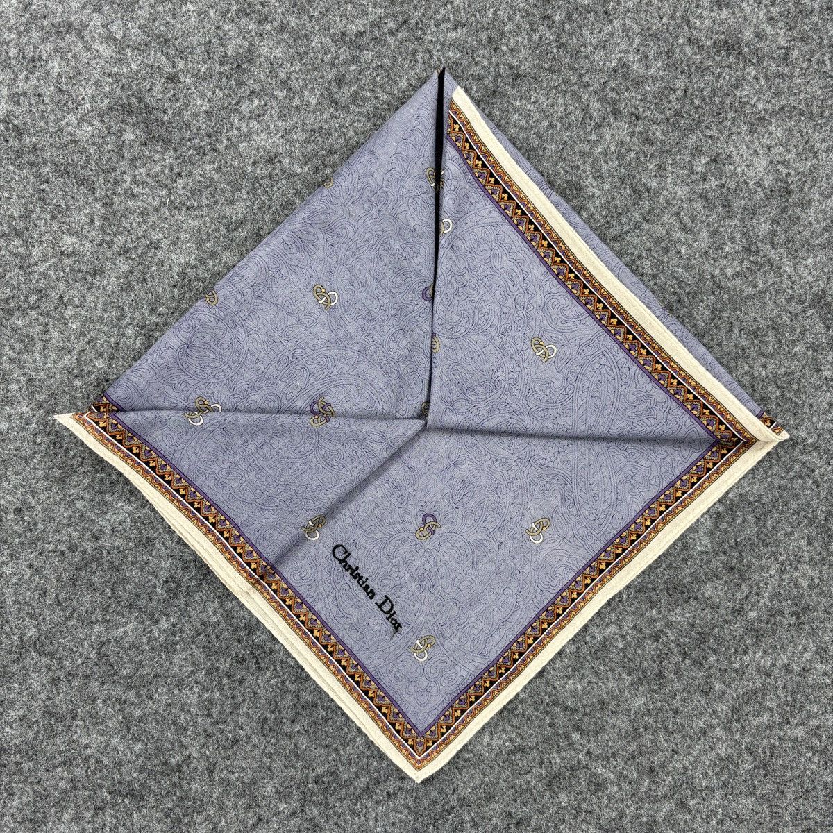 Christian Dior Monsieur × Vintage Handkerchief # E006 Size ONE SIZE - 7 Thumbnail