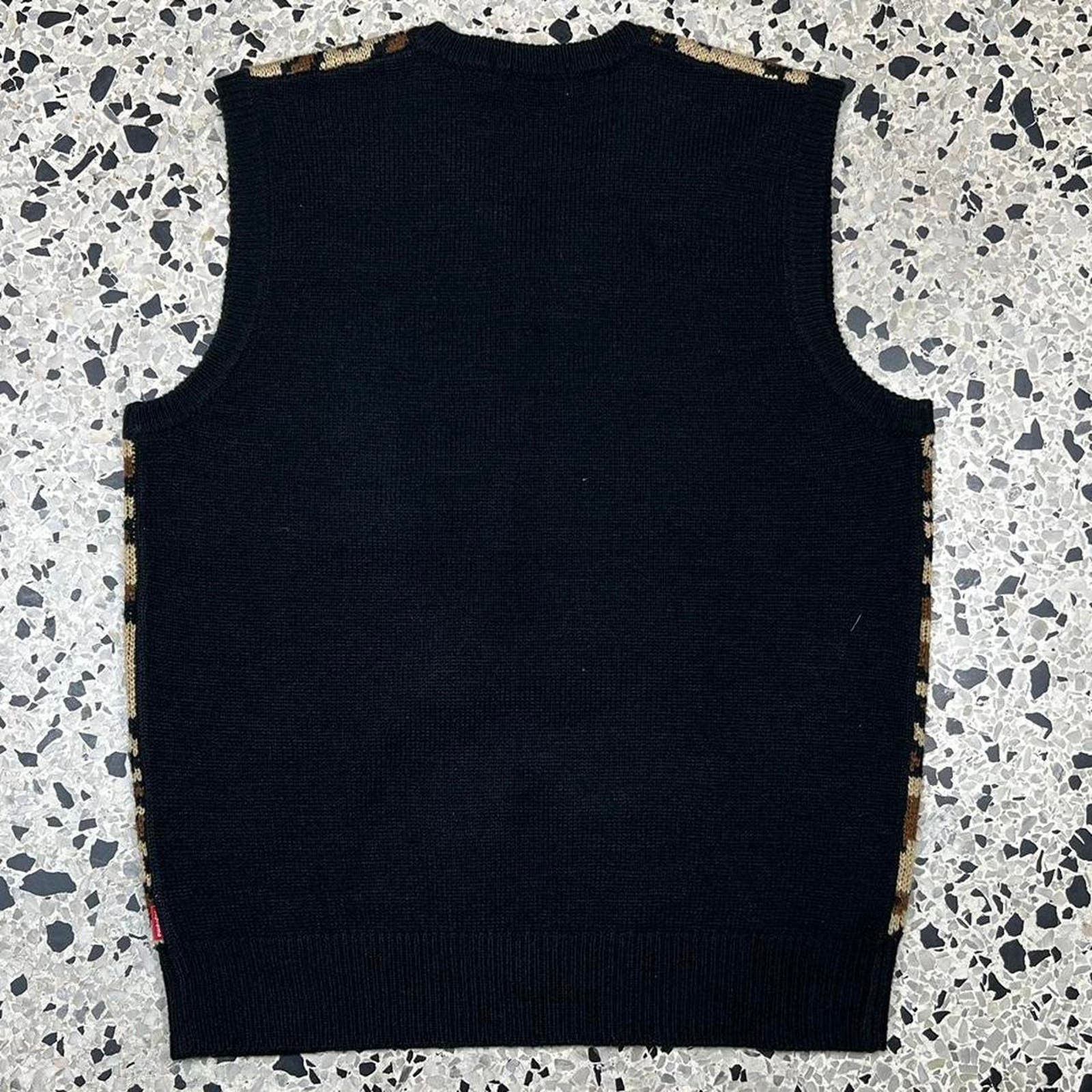 Knitted Vest Supreme Leopard Vest SUPREME SS 16 LEOPARD PRINT VEST:
