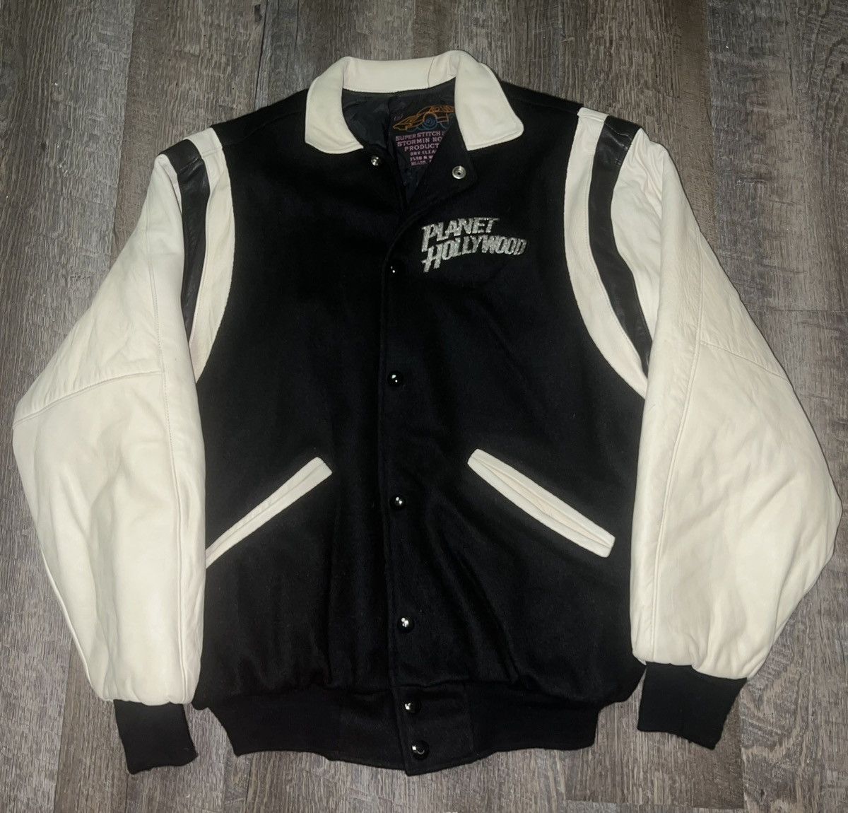 Planet Hollywood Vintage Planet Hollywood California Varsity Bomber Jacket Size US S / EU 44-46 / 1 - 3 Thumbnail