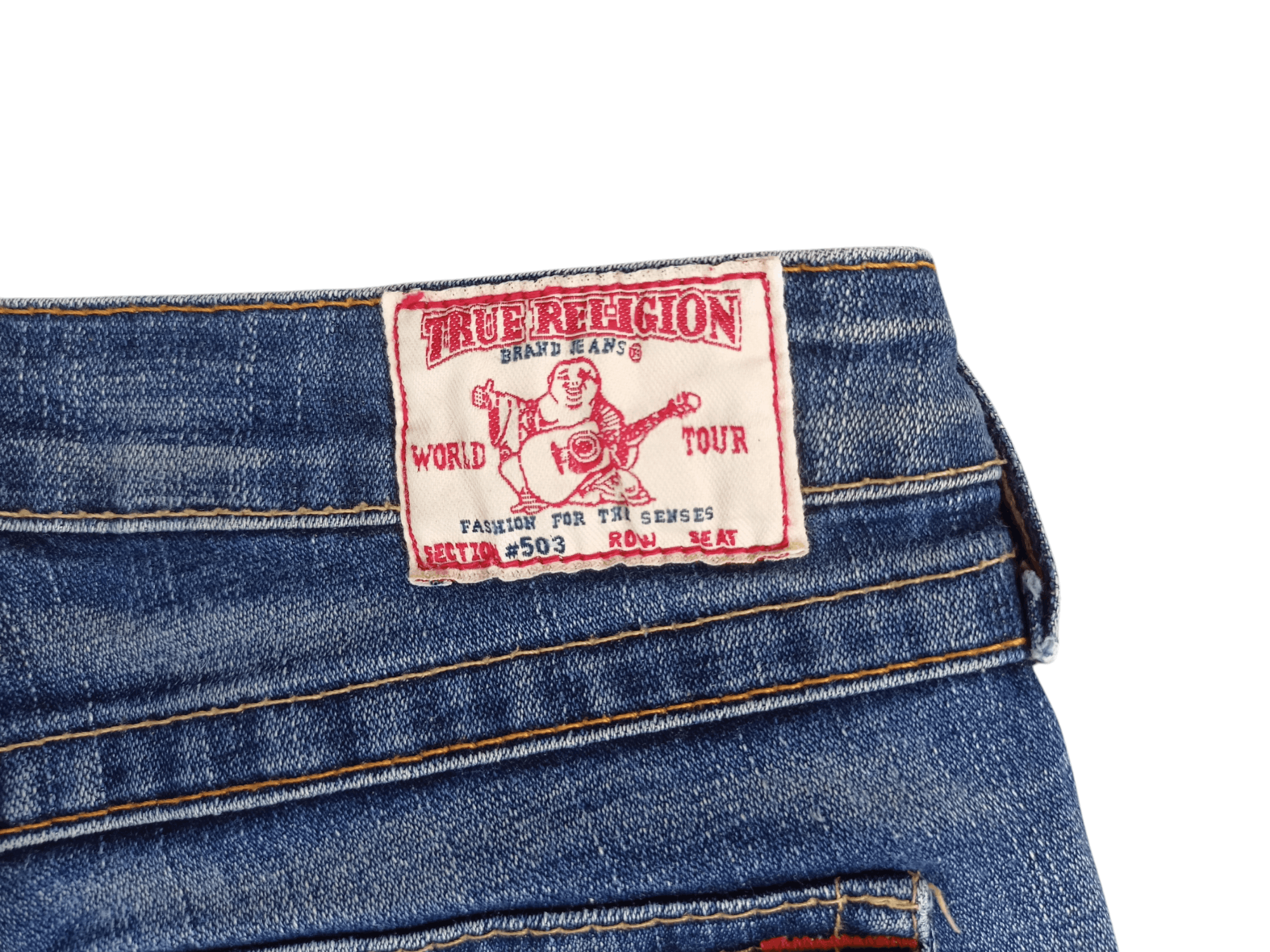 True Religion True Religion Low Rise Distressed Flare Jeans Size 25" / US 0 / IT 36 - 14 Thumbnail
