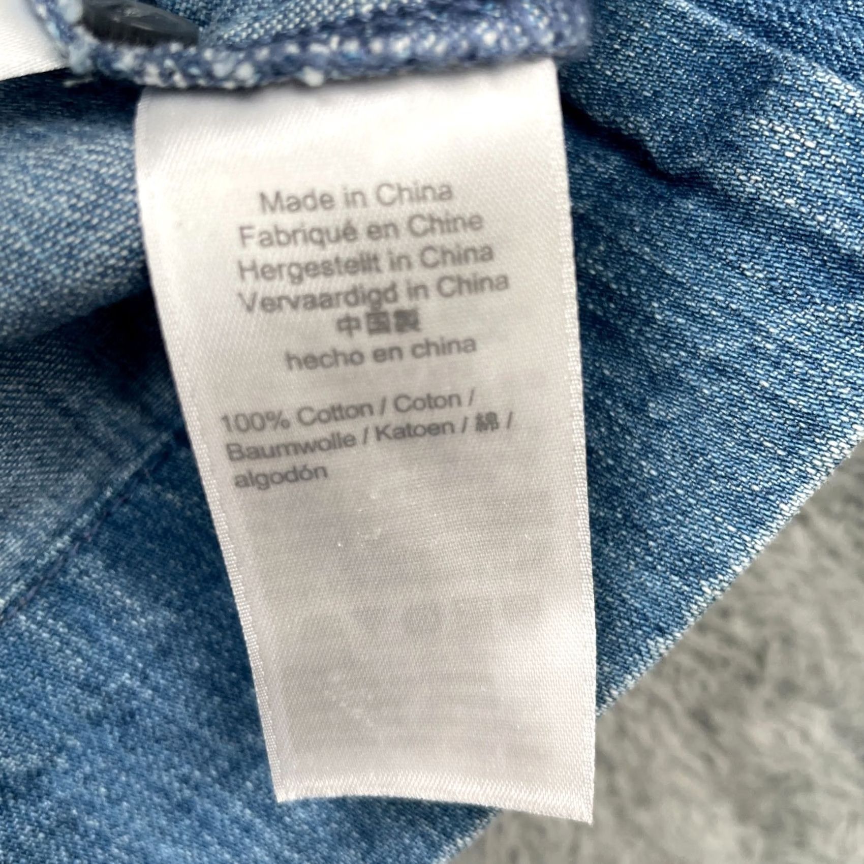 J.Crew J.CREW Dress Womens 6 Blue Shift Cotton Denim Mini Keyhole Neck Back Casual Wear Shirt Adult Regular XS? Size M / US 6-8 / IT 42-44 - 4 Thumbnail