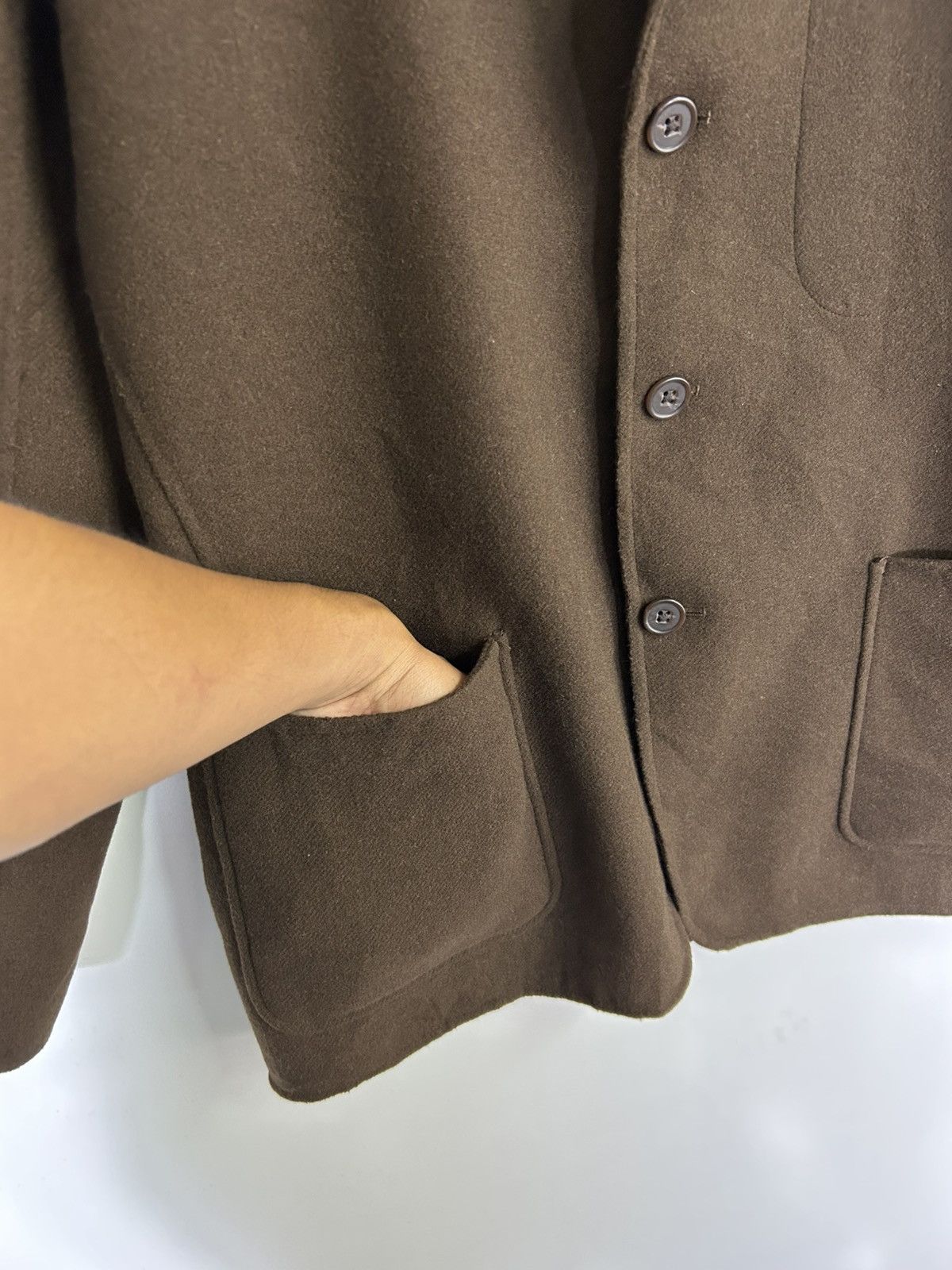 Lemaire × Uniqlo 🔥Lemaire❌Uniqlo Wool Button Coat Size US M / EU 48-50 / 2 - 6 Thumbnail