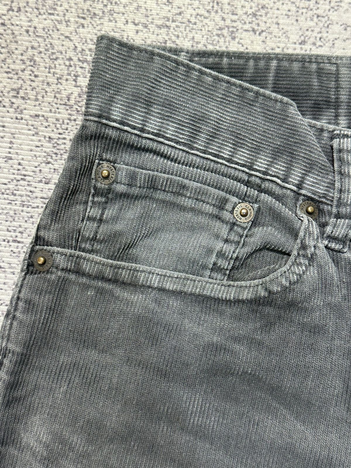 Hysteric Glamour × Undercover 2000s Hysteric Glamour Corduroy Grey Kinky Jeans Size US 30 / EU 46 - 6 Thumbnail
