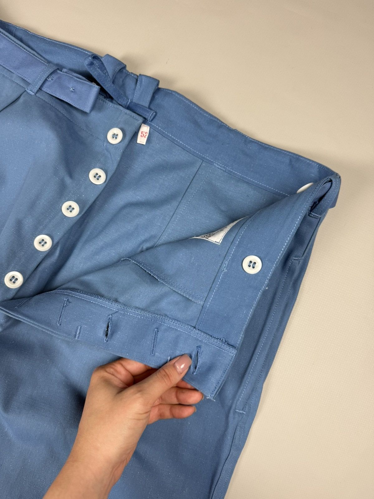 Le Laboureur Vintage German Air Force Military Fatigue Pants Trousers Size US 39 - 14 Thumbnail