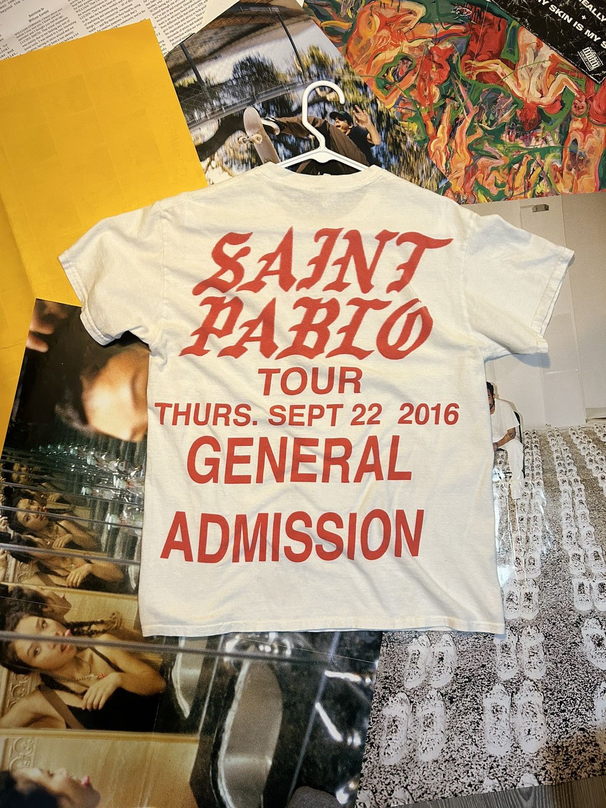 Band Tees Yeezy Ye Saint Pablo Life of Pablo 2016 Tour Merch Size US M / EU 48-50 / 2 - 1 Thumbnail