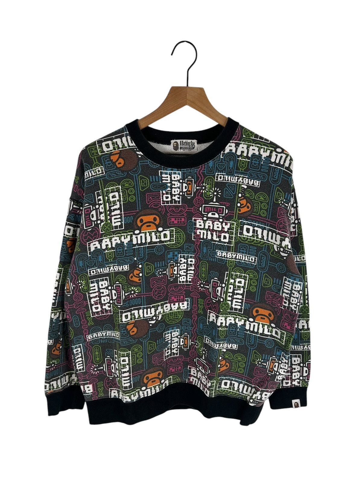 Bape OG Bape Milo Multi Print Sweatshirt Size US M / EU 48-50 / 2 - 1 Thumbnail